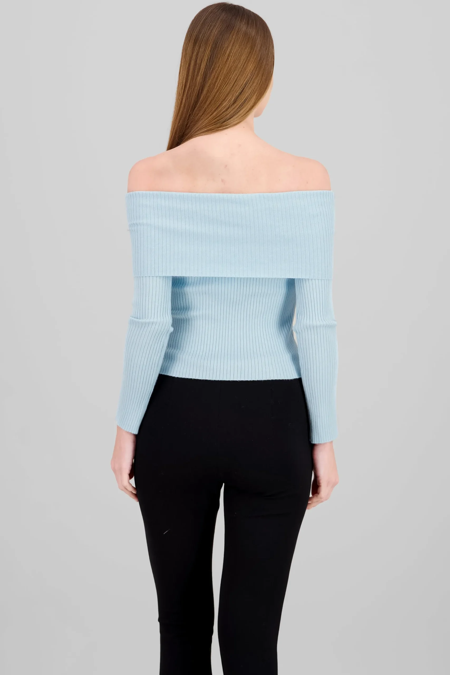 Shasa Off Shoulder Knit Sweater