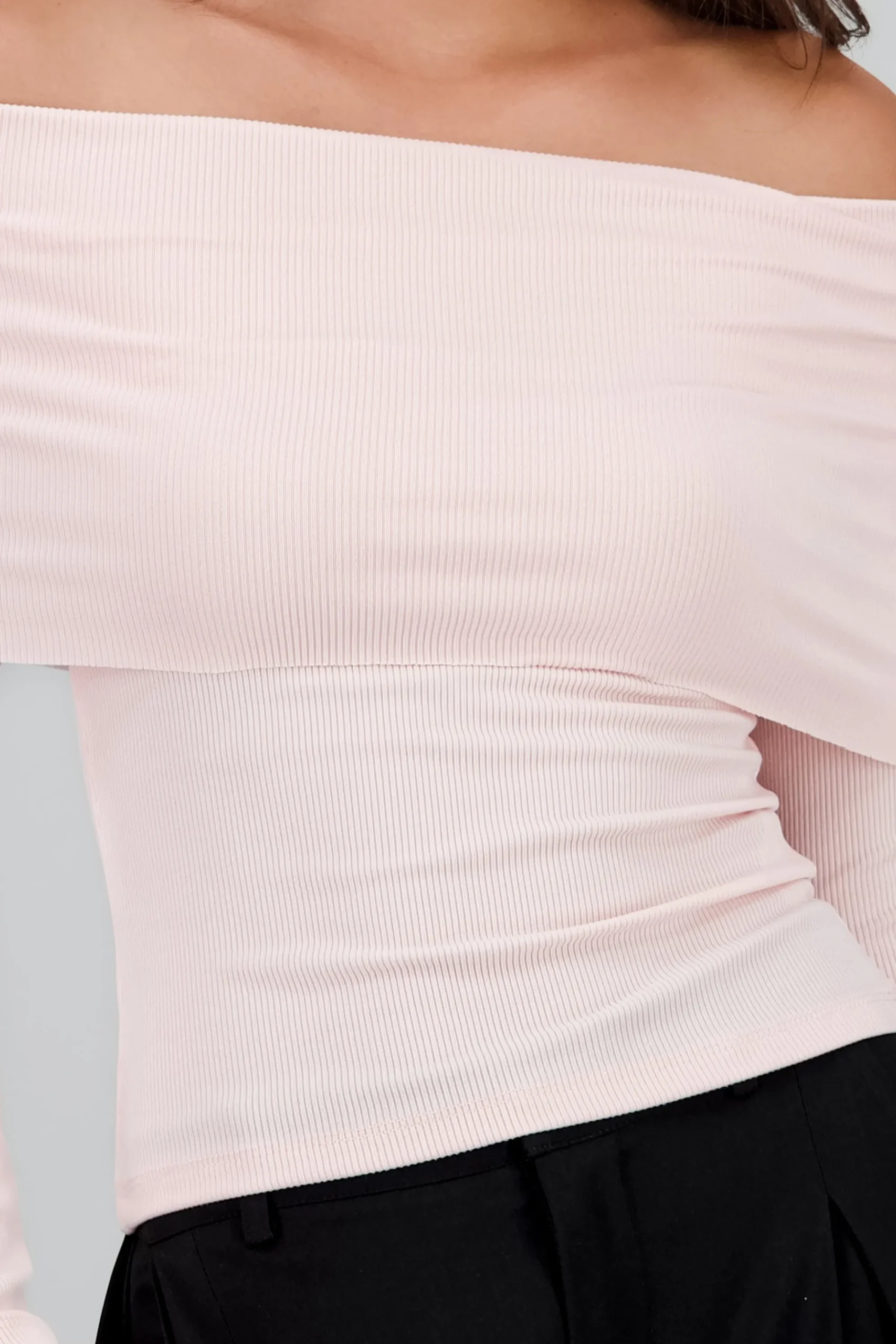 Shasa Off Shoulder Solid Top