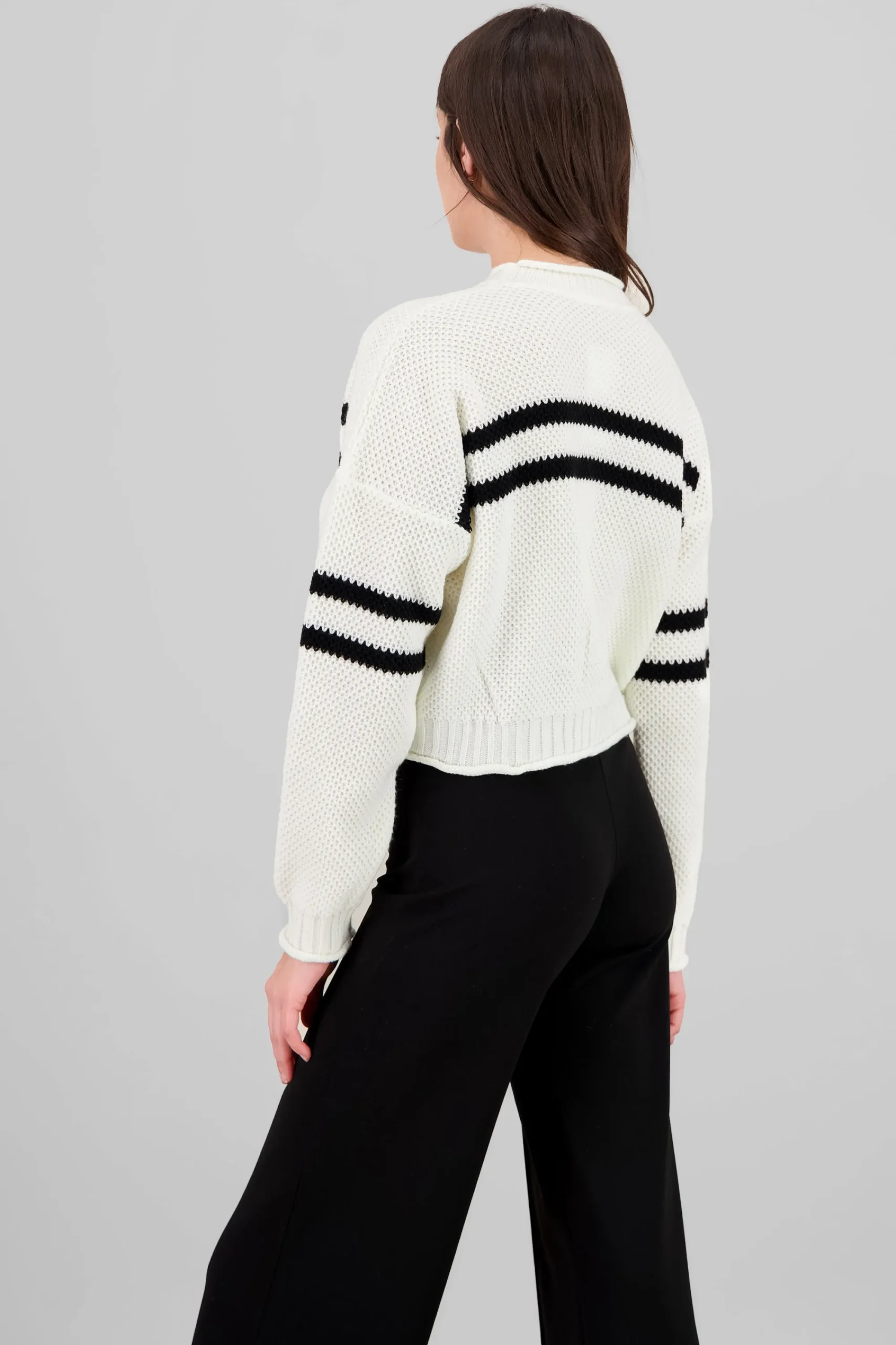 Shasa Oversized Striped Knit Sweater