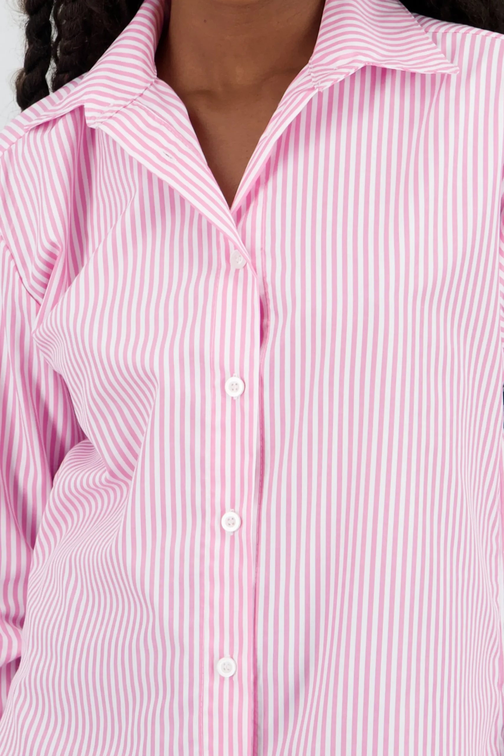 Shasa Oversized Striped Shirt