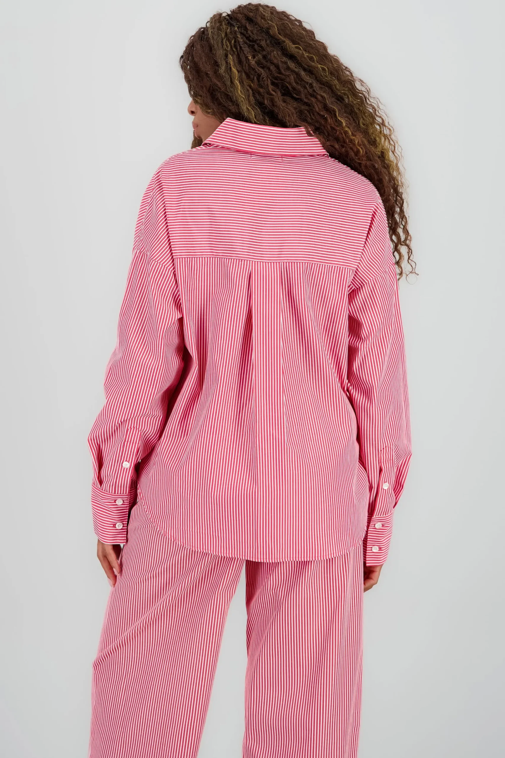 Shasa Oversized Striped Shirt