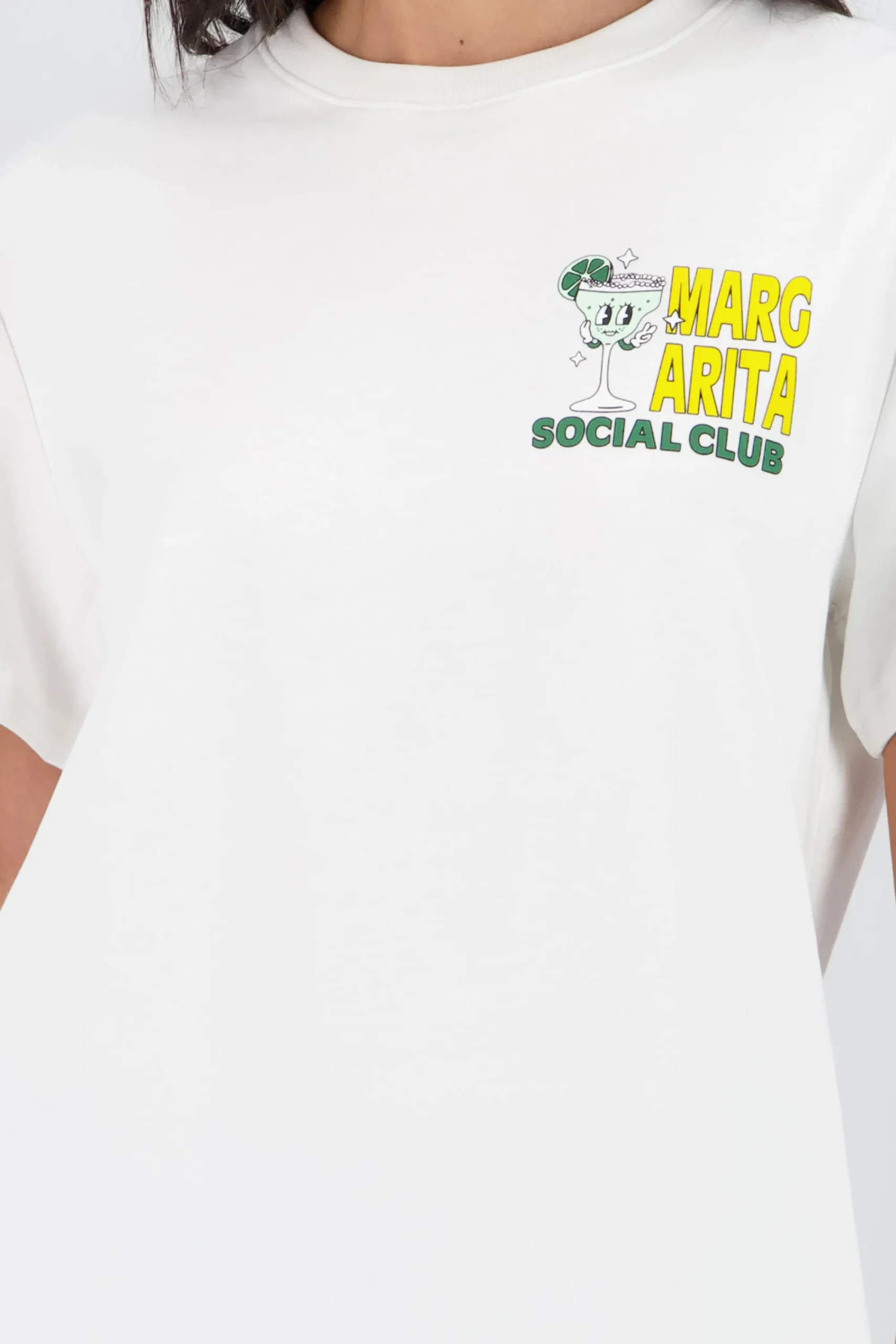 Shasa Oversized T Shirt with Daisy Print