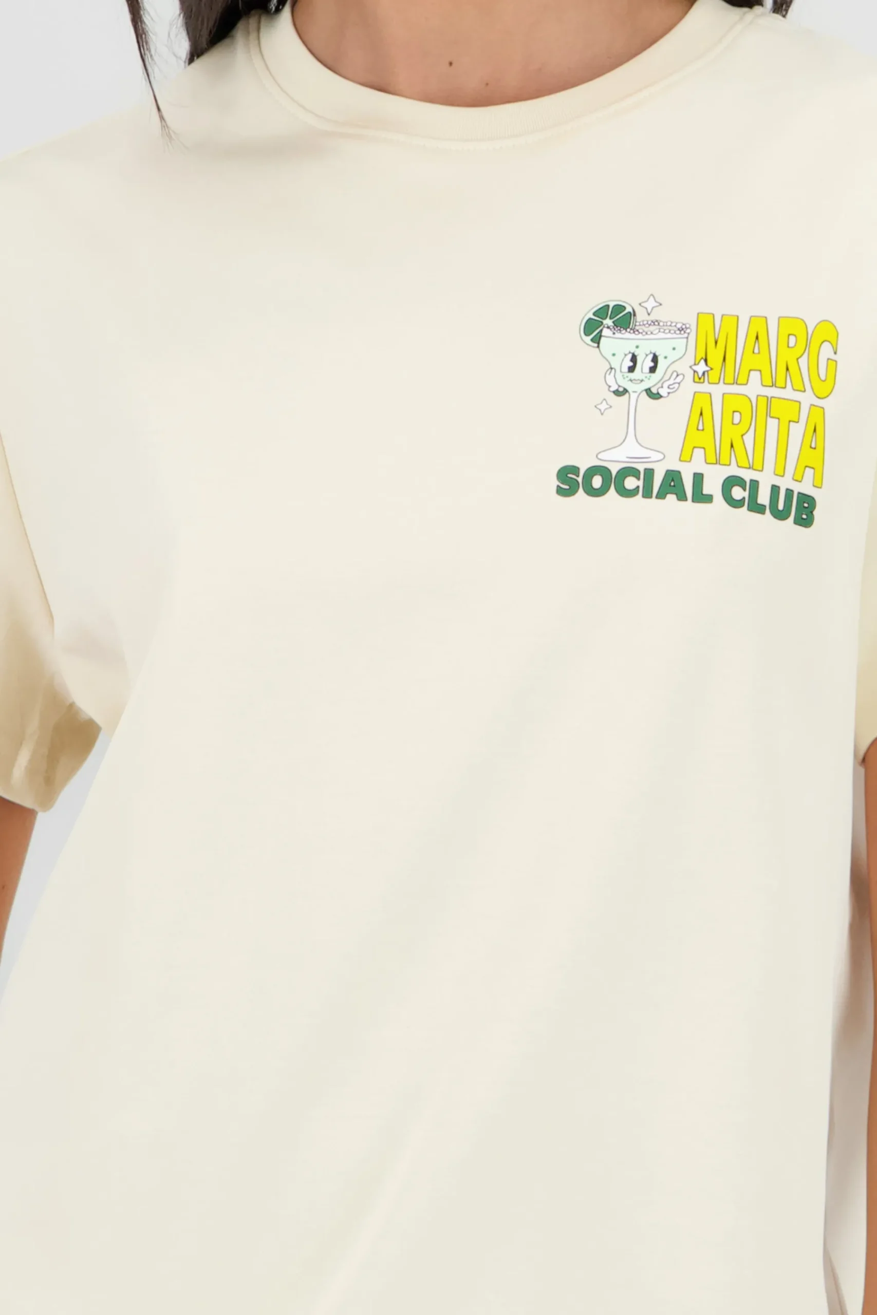Shasa Oversized T Shirt with Daisy Print