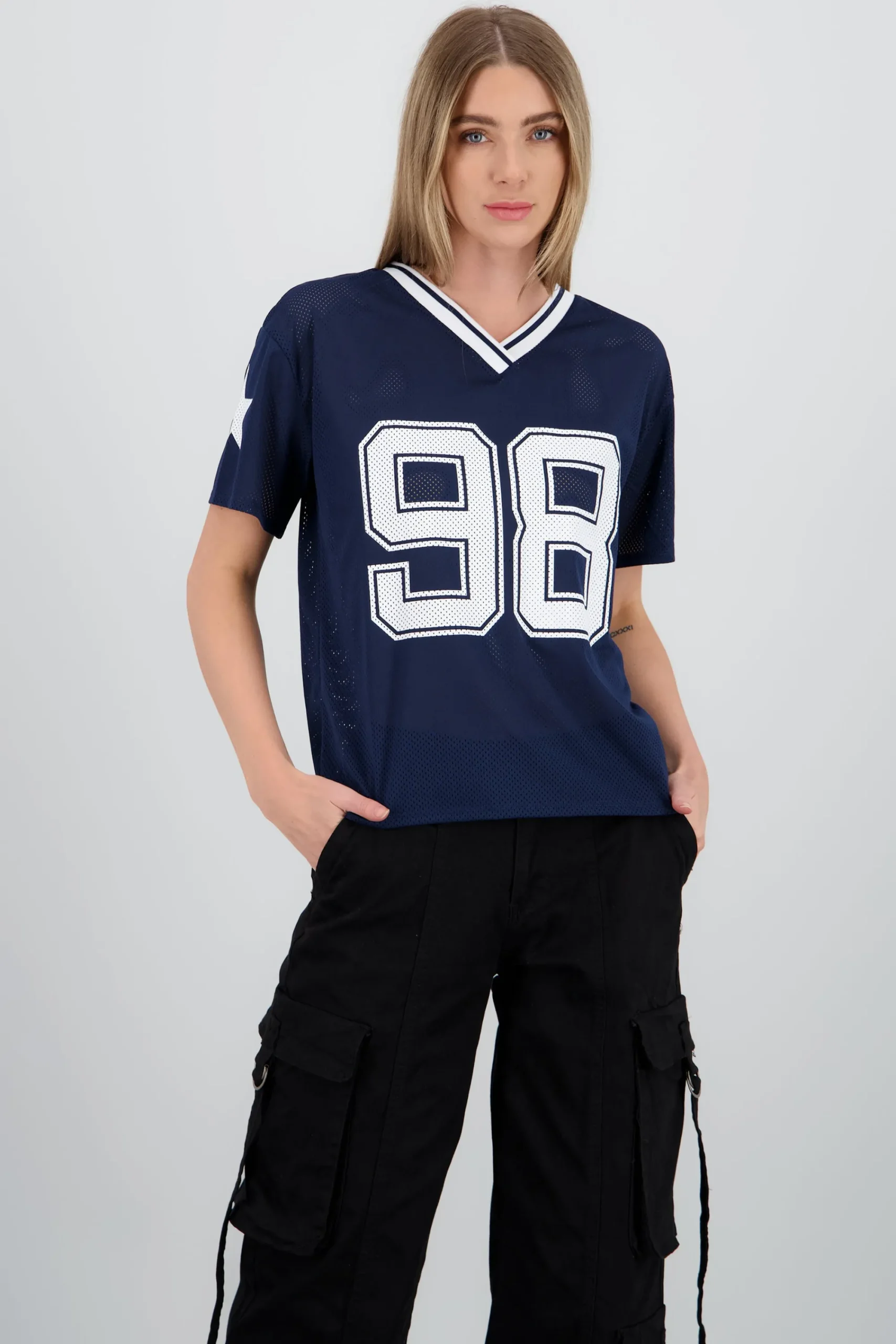 Shasa Oversized T Shirt with Number Print