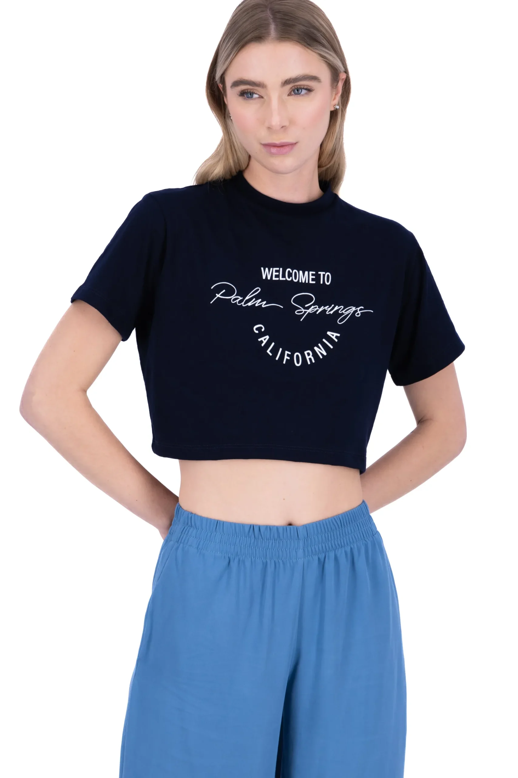 Shasa Palm Springs Boxy Crop Top
