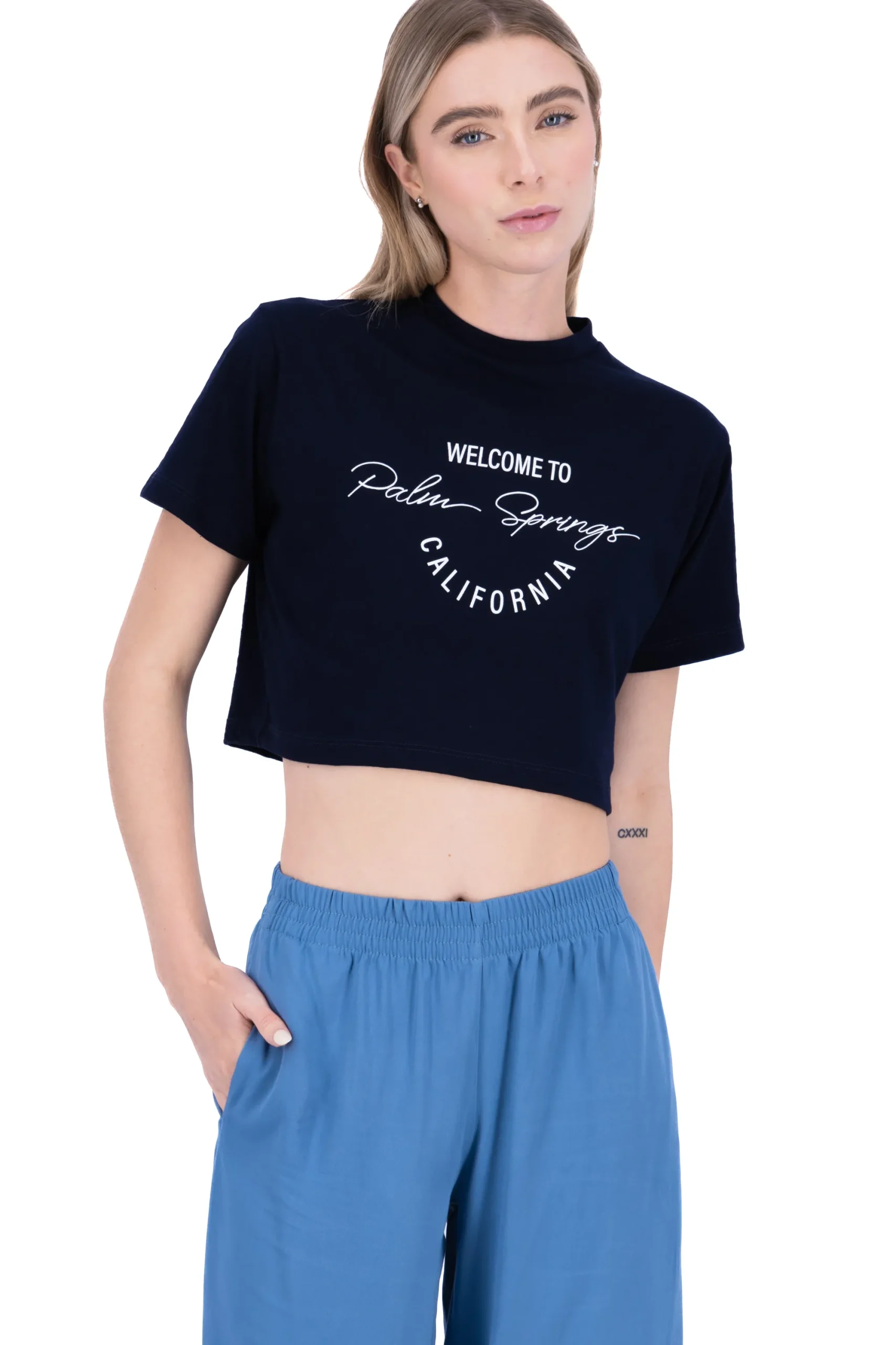 Shasa Palm Springs Boxy Crop Top