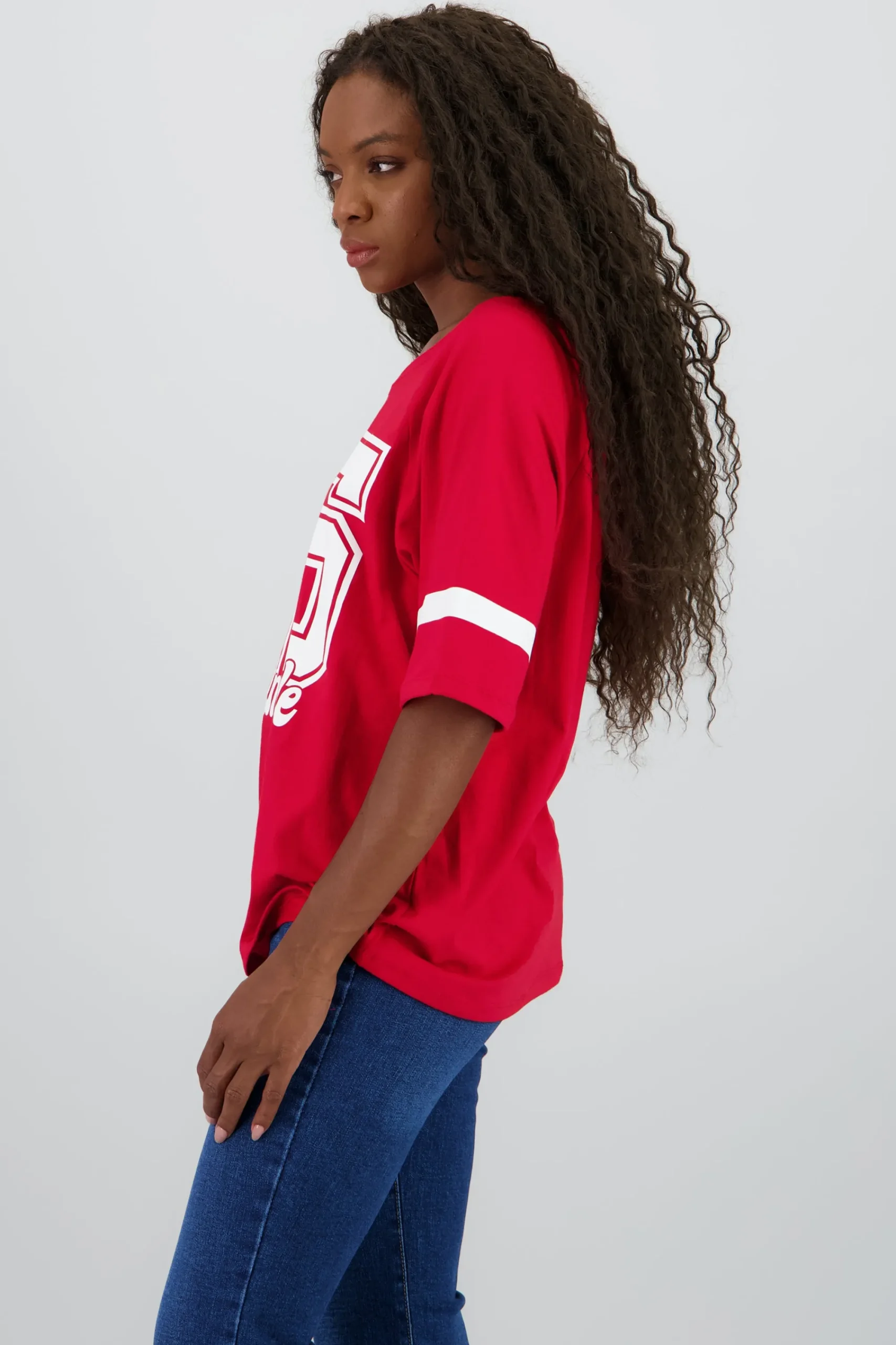 Shasa Palmdale T Shirt with Contrast Sleeves