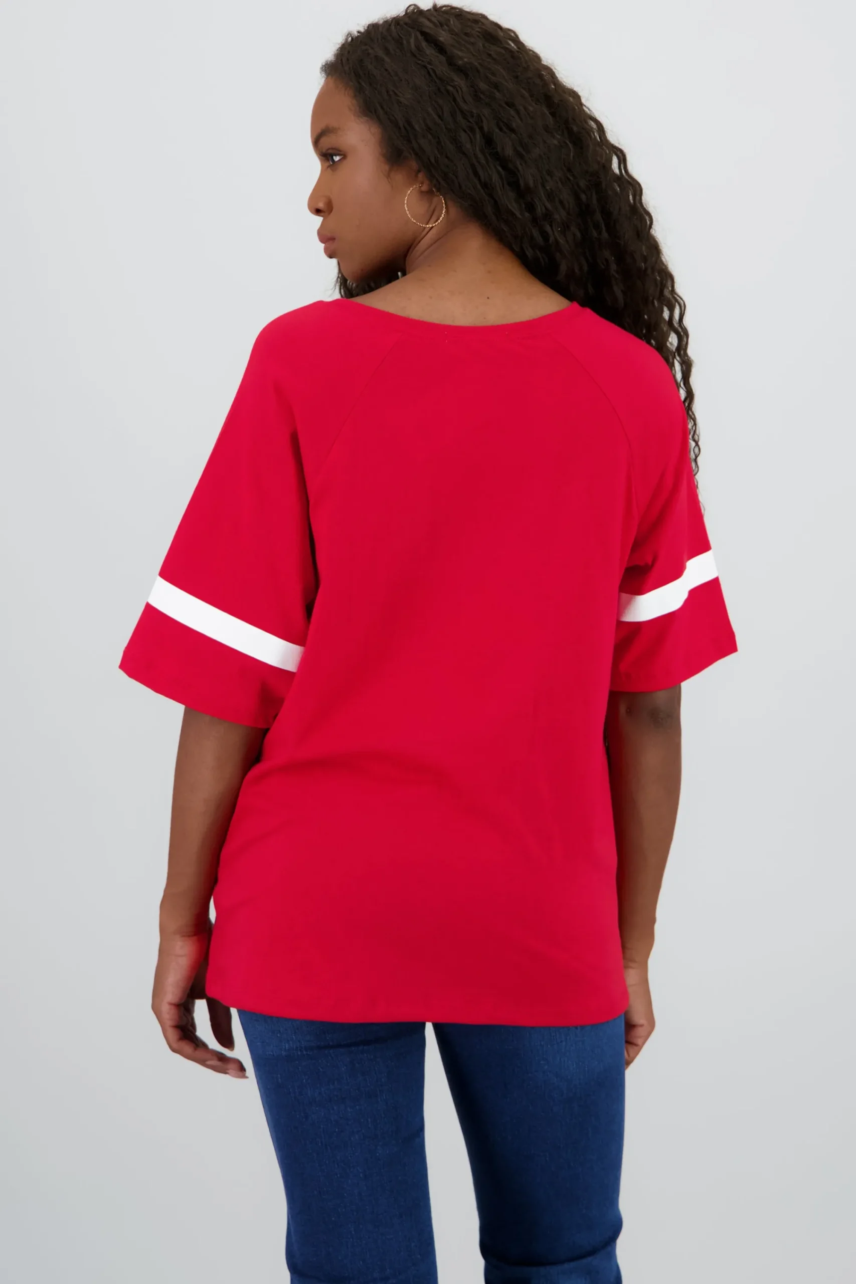 Shasa Palmdale T Shirt with Contrast Sleeves