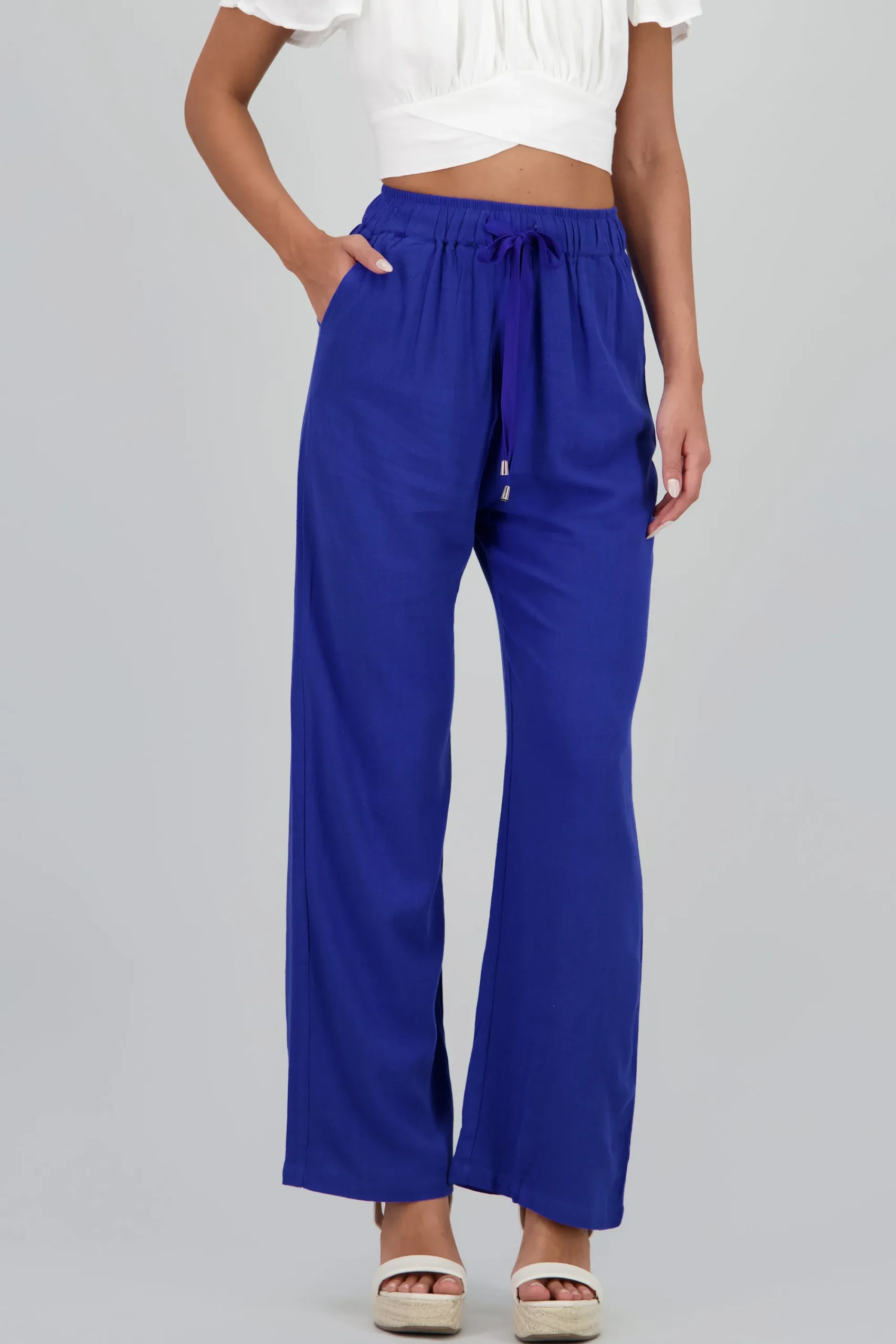 Shasa Pants with Drawstring Detail