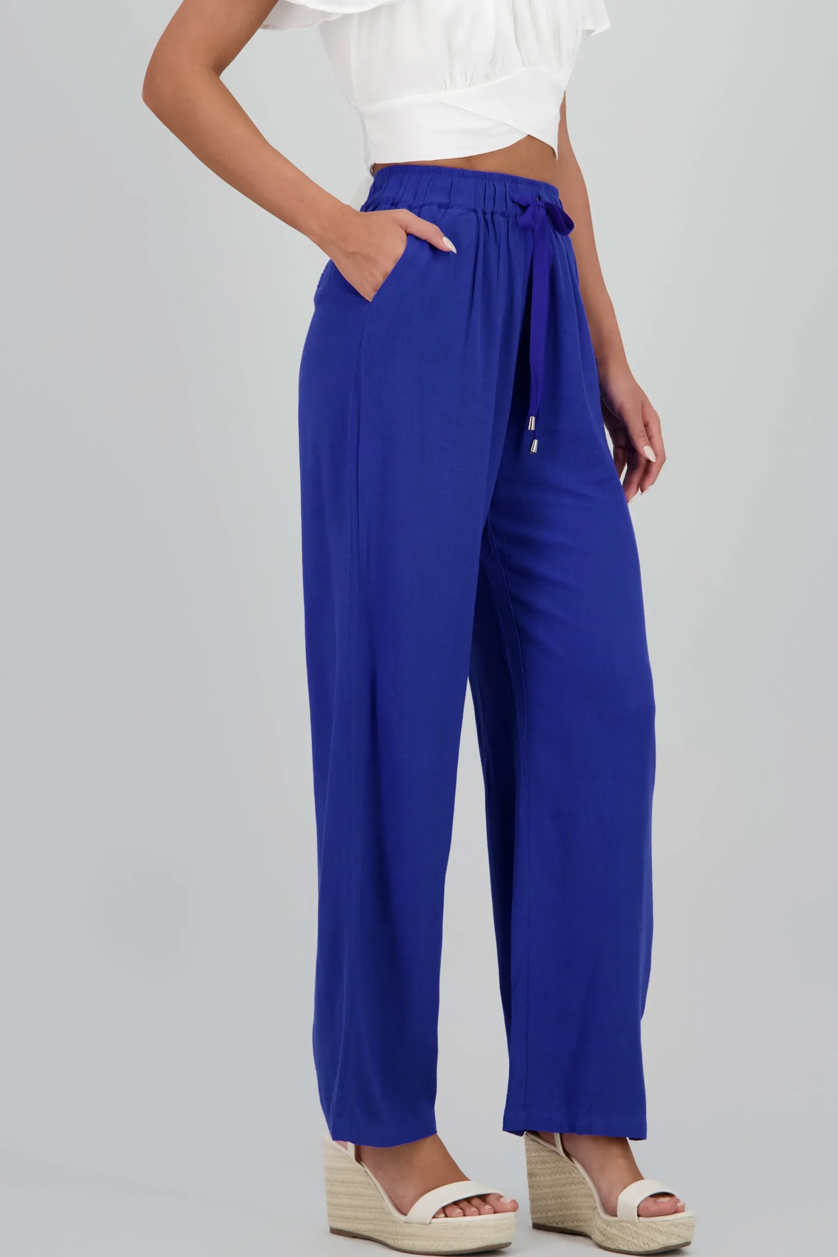 Shasa Pants with Drawstring Detail