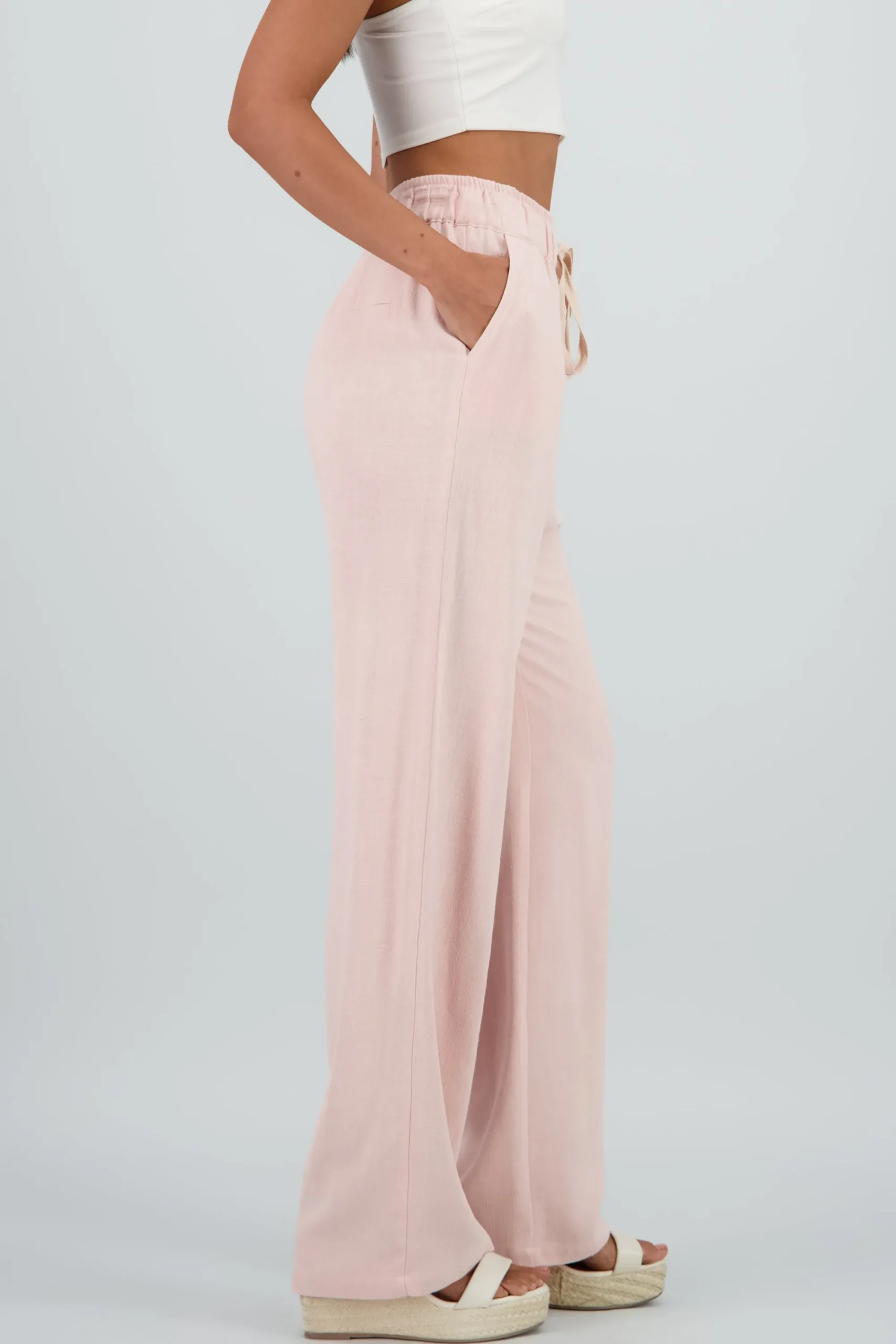 Shasa Pants with drawstring detail