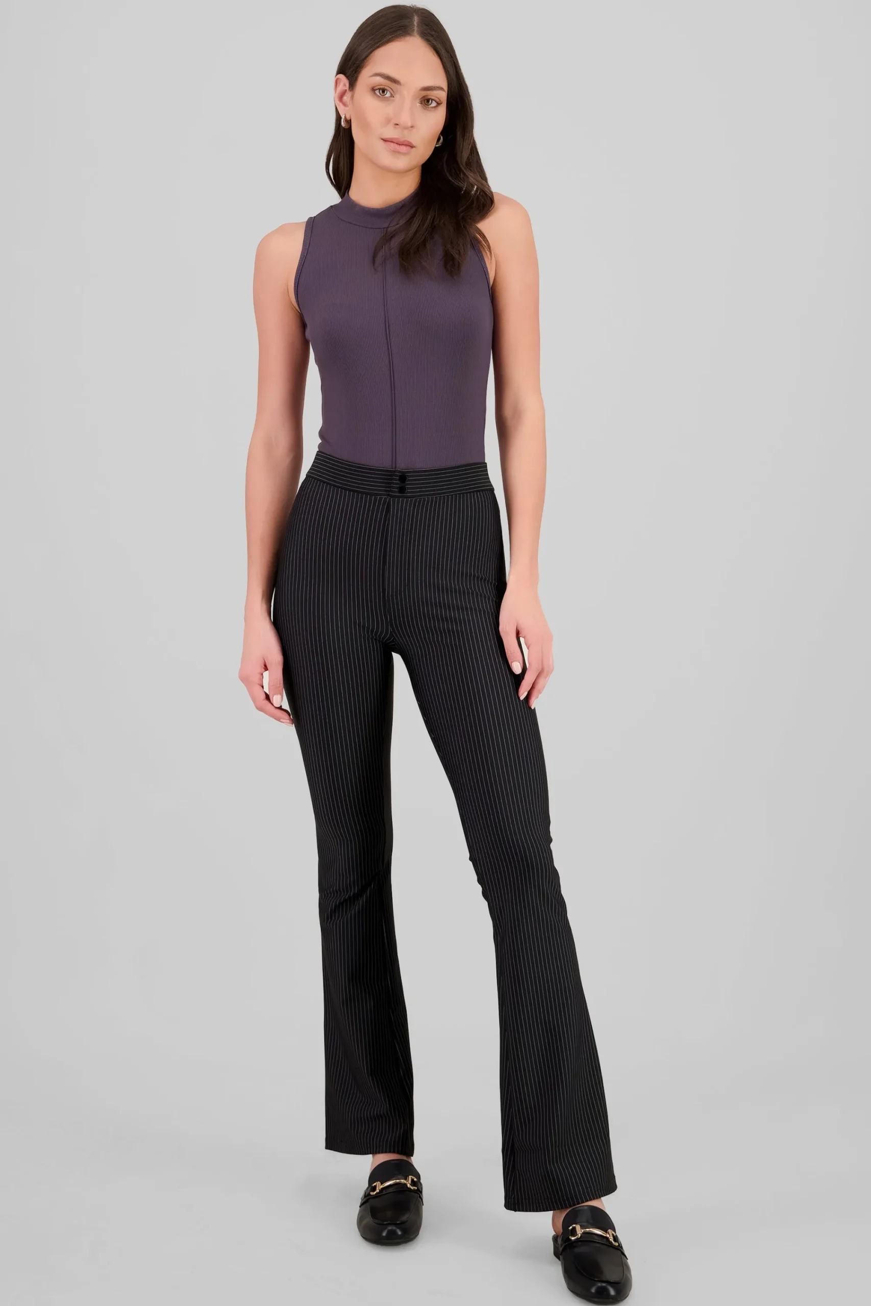 Shasa Pinstriped Tailored Pants