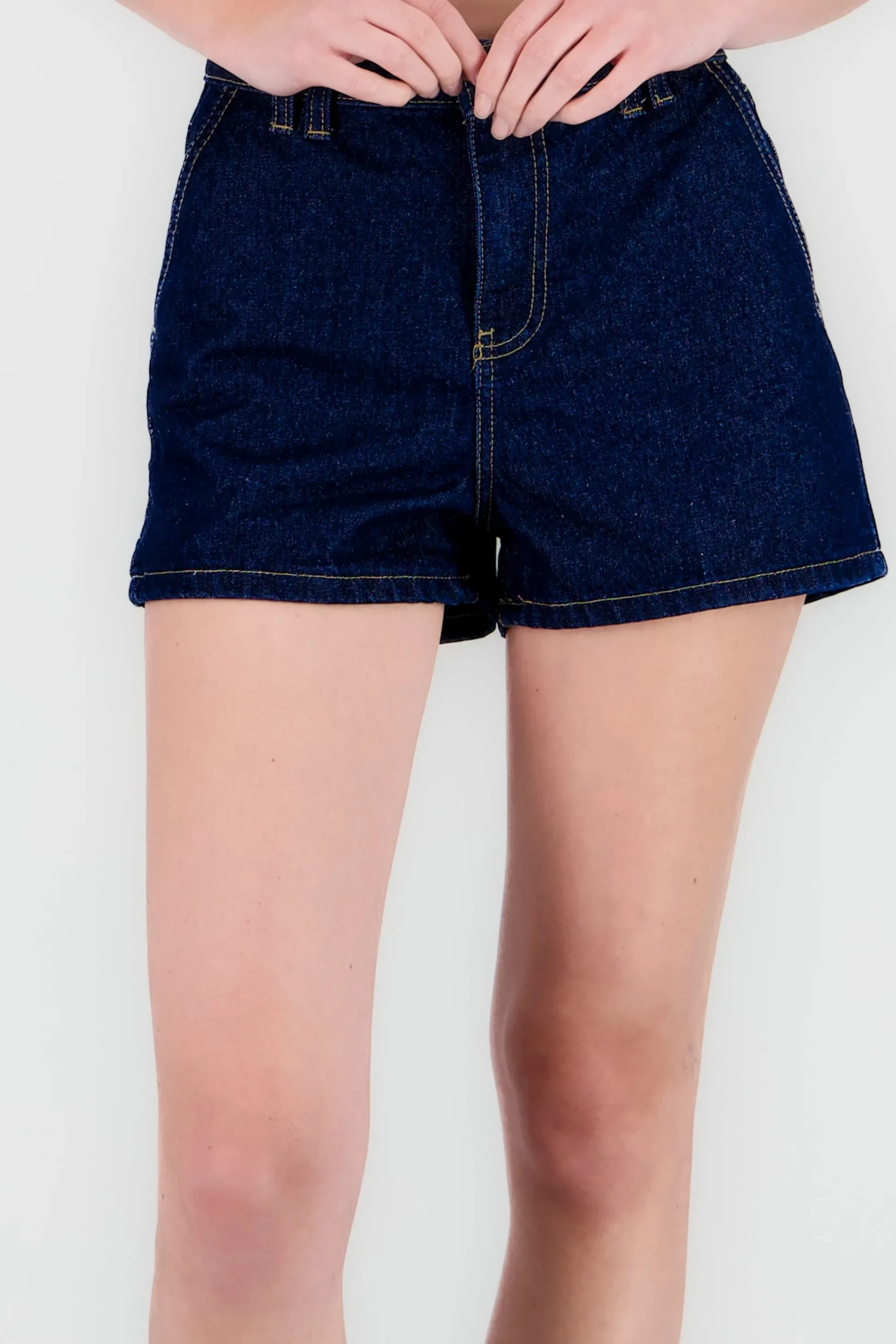 Shasa Plain Shorts with Diagonal Pockets
