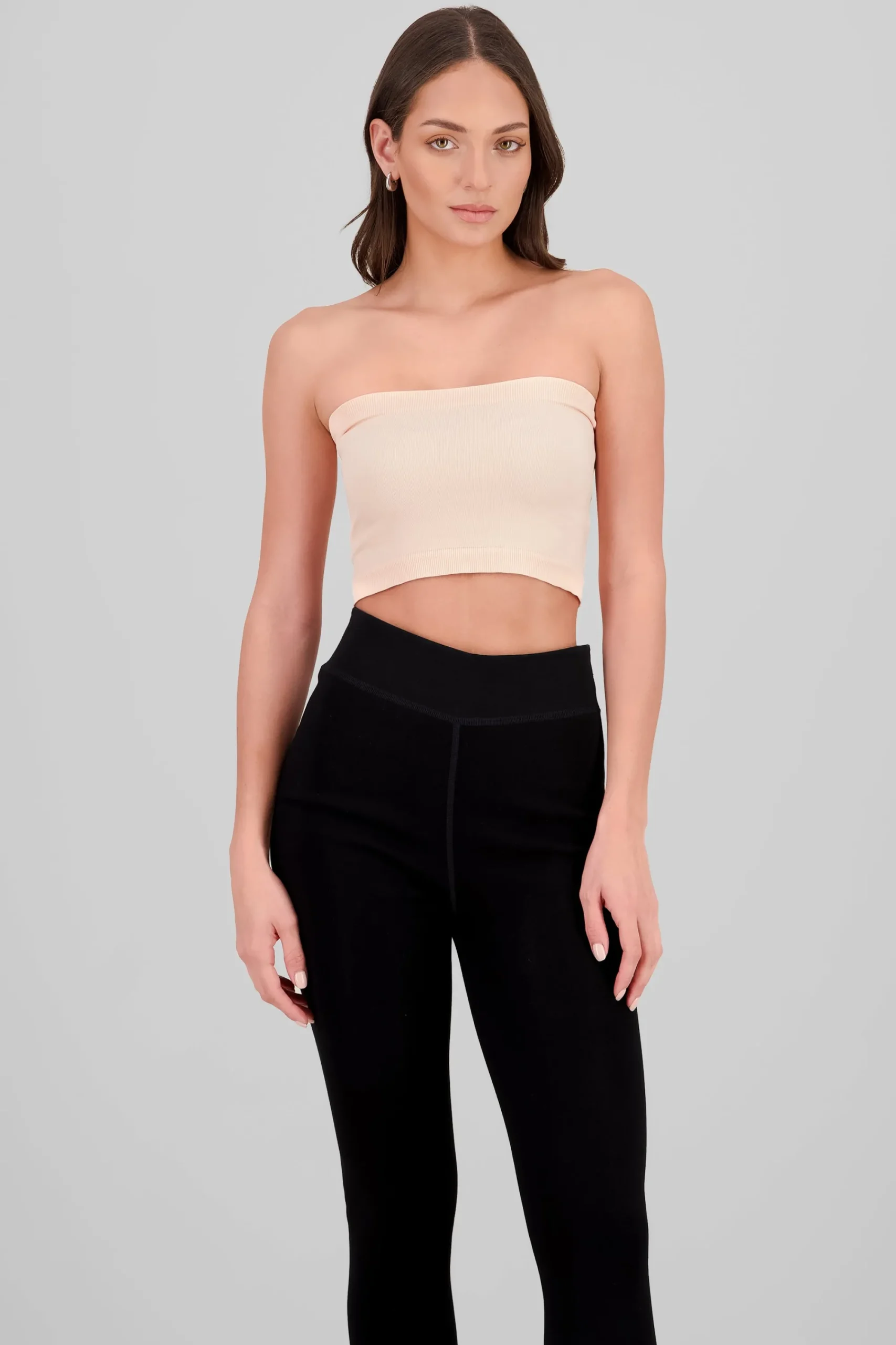 Shasa Plain Strapless Top