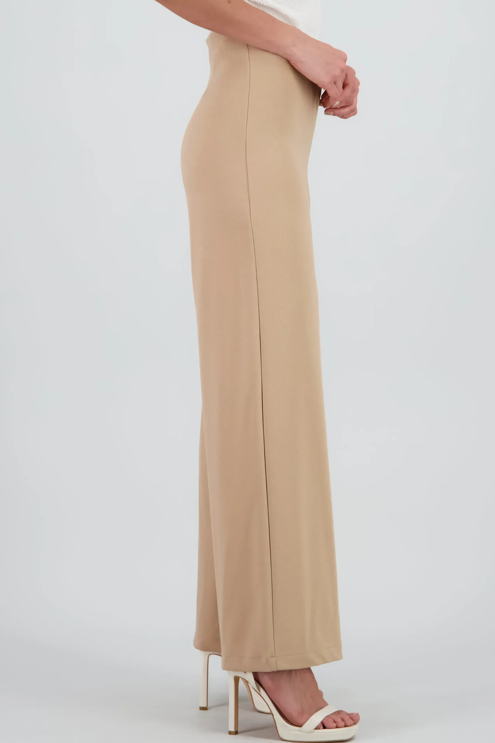 Shasa Plain Wide Leg Pants