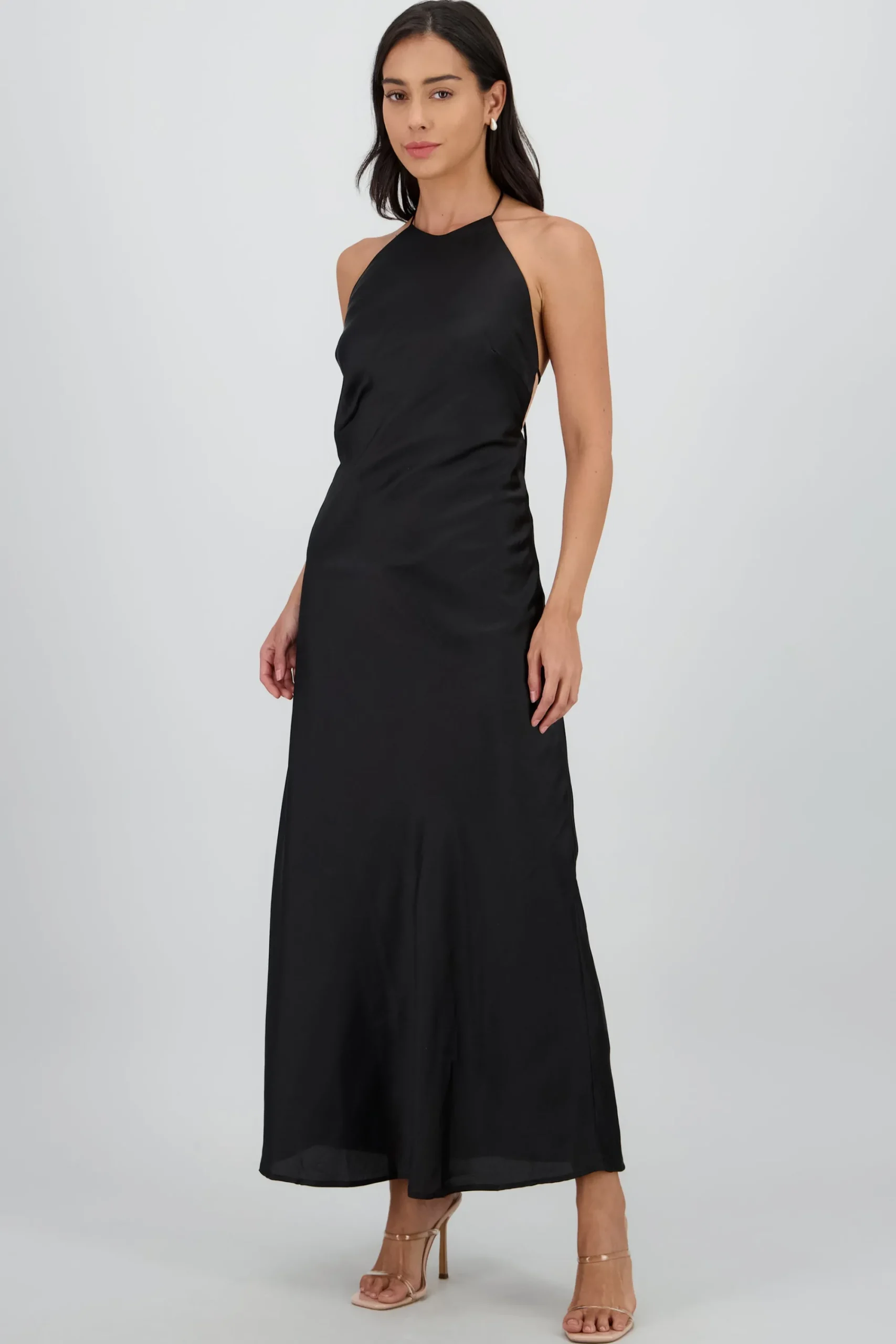 Shasa Pleated Mini Dress with Straps