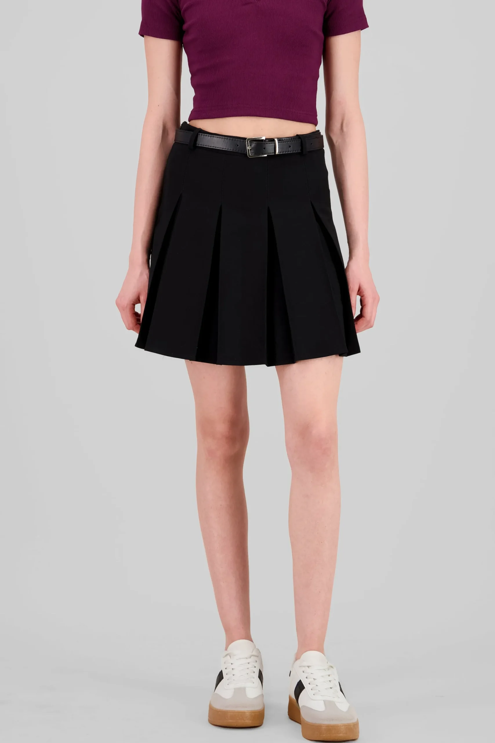 Shasa Pleated Mini Skirt