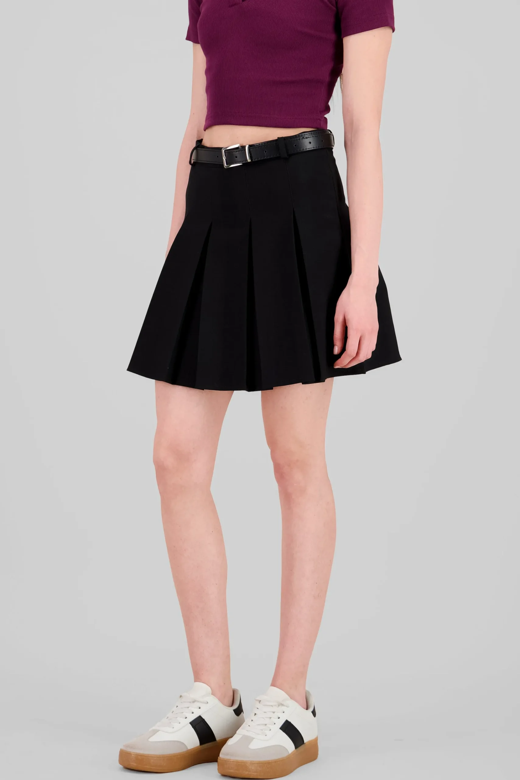 Shasa Pleated Mini Skirt