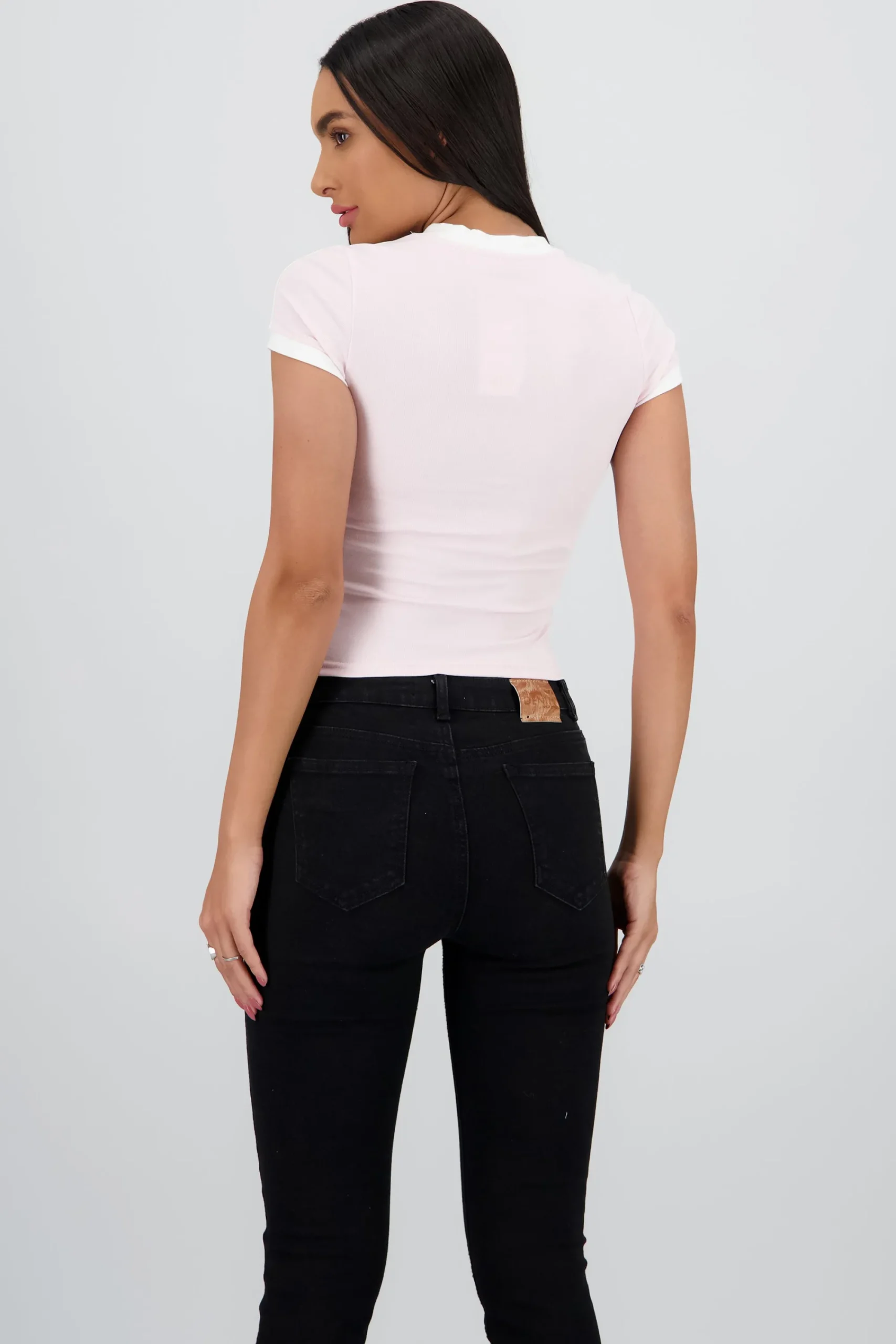 Shasa Printed Contrast Top