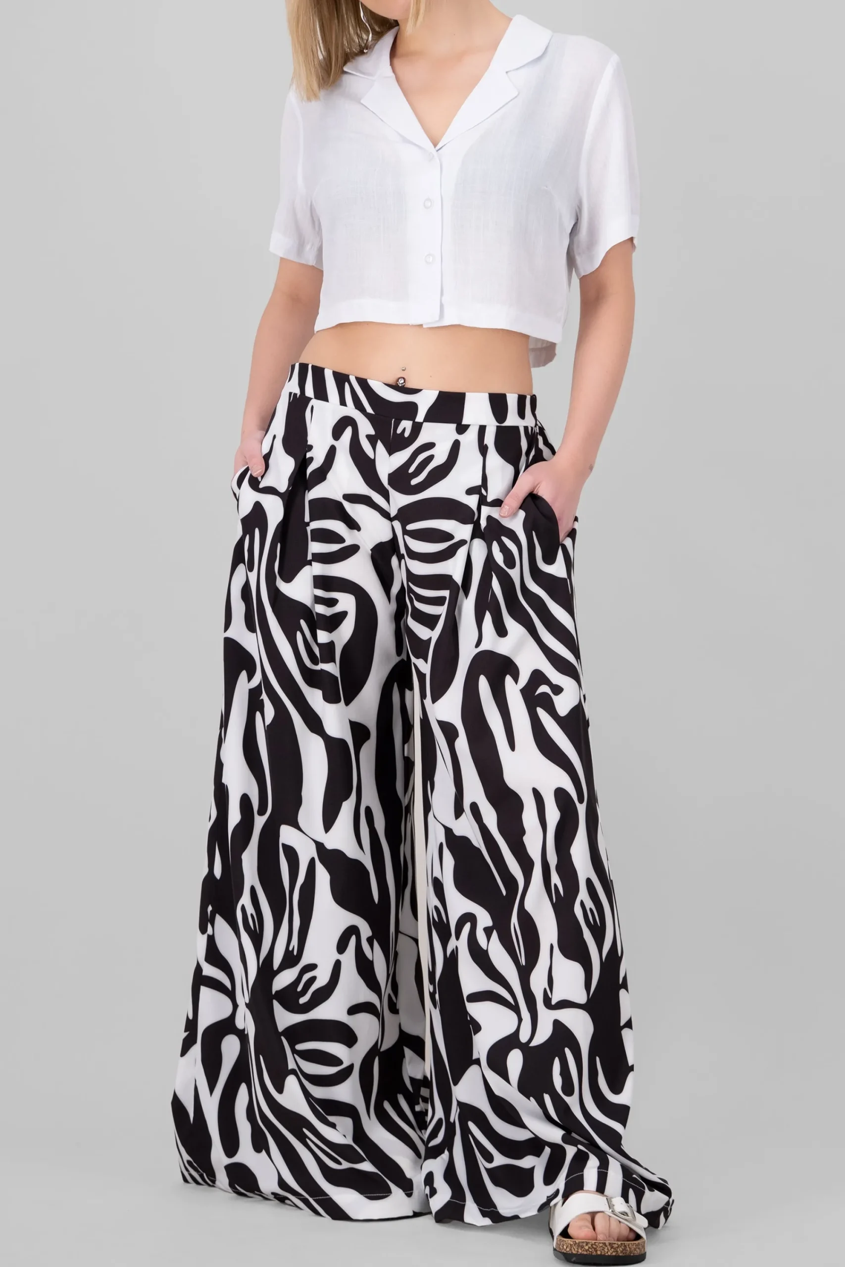 Shasa Printed Super WideLeg Pants
