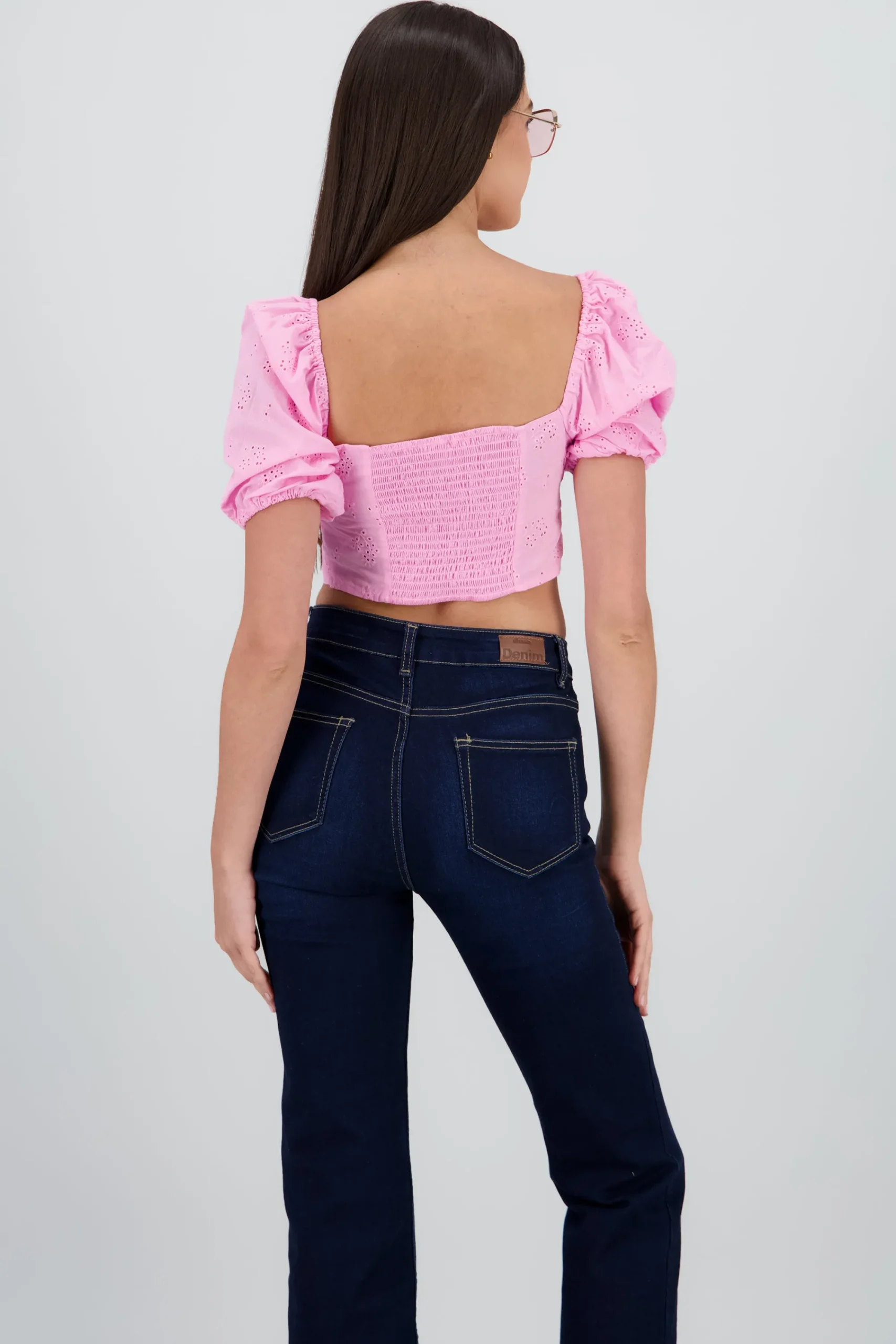 Shasa Puff Sleeve Crop Top