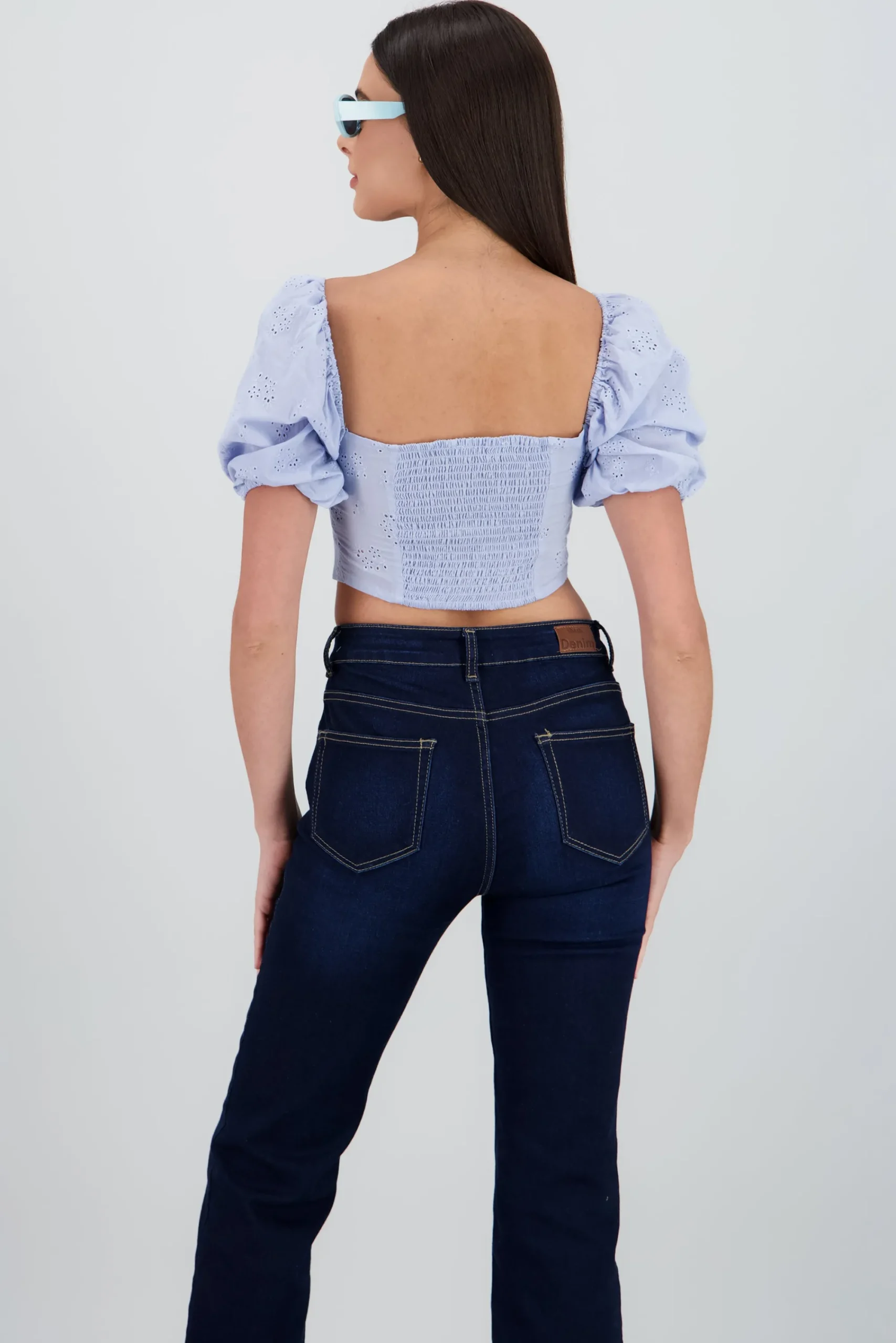 Shasa Puff Sleeve Crop Top