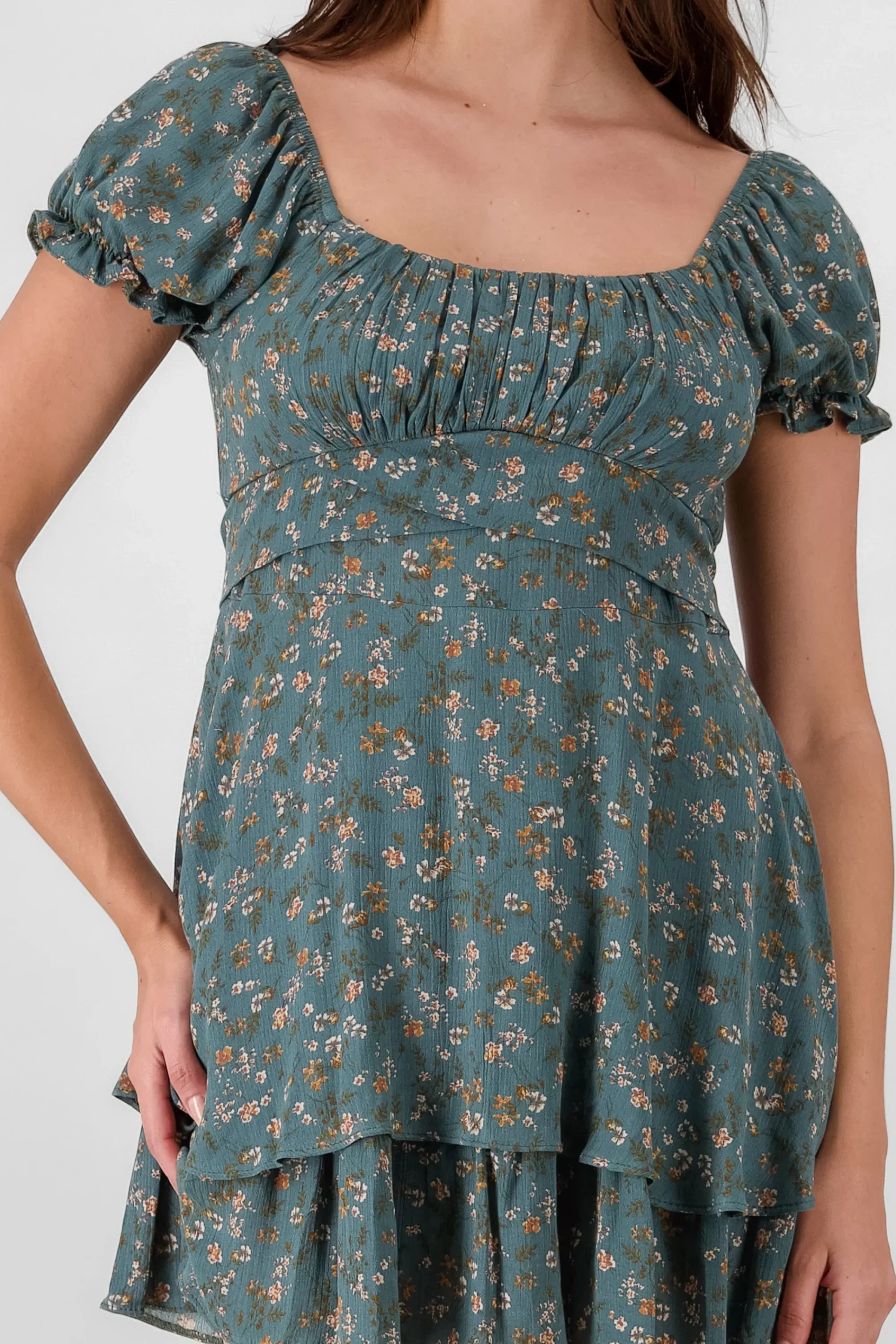 Shasa Puff Slevee Mini Dress