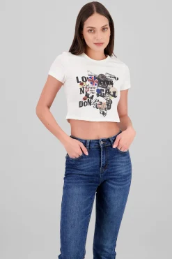 Shasa Punk Printed T Shirt
