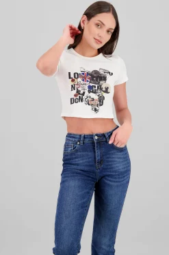 Shasa Punk Printed T Shirt
