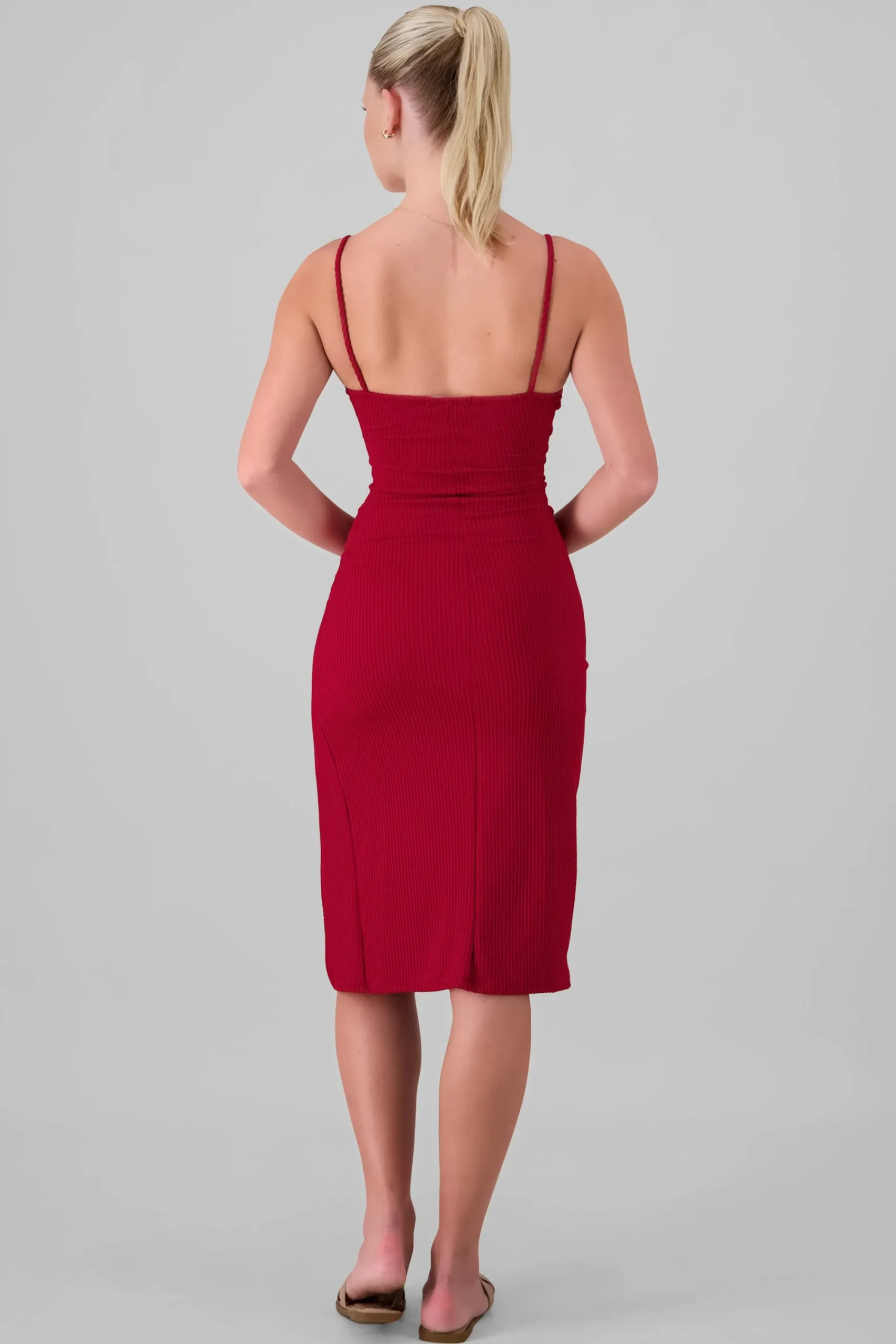 Shasa Rib Bustier Maxi Dress