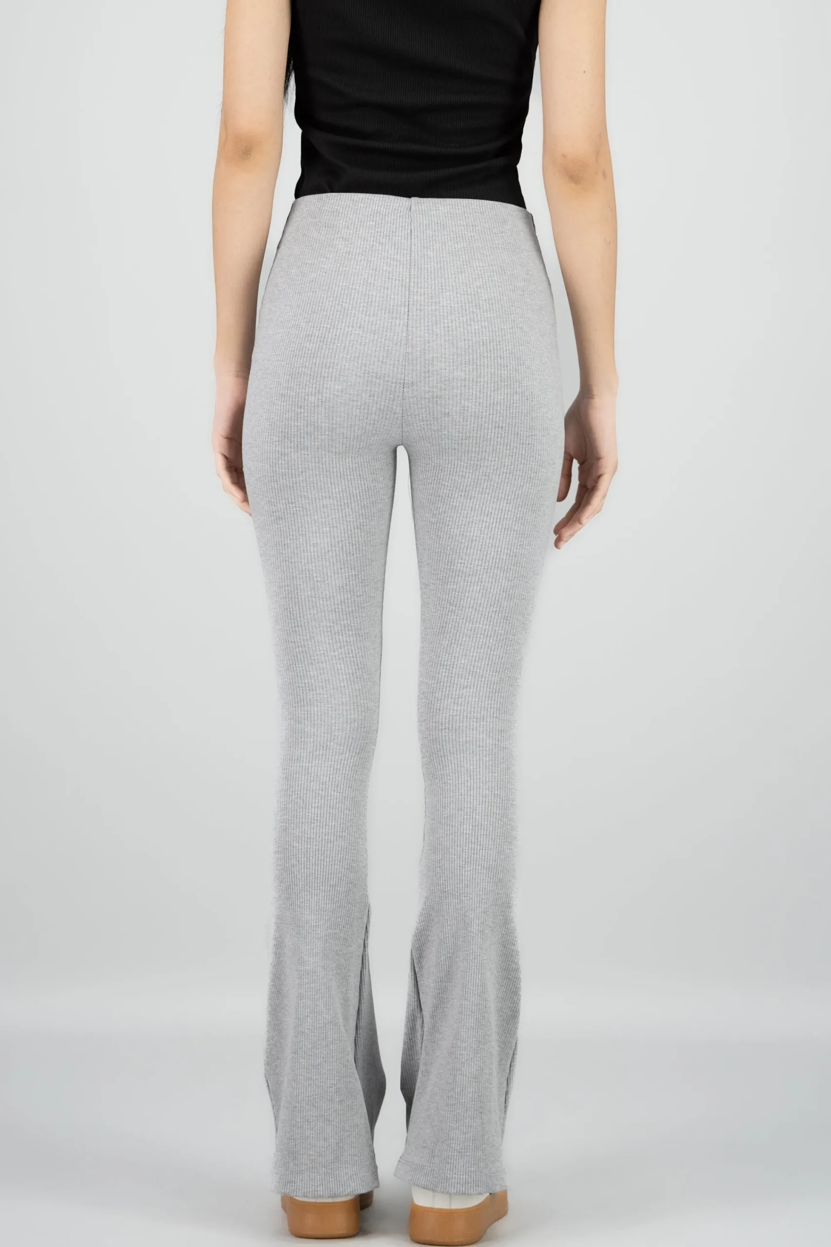 Shasa Ribbed Flared Leggings