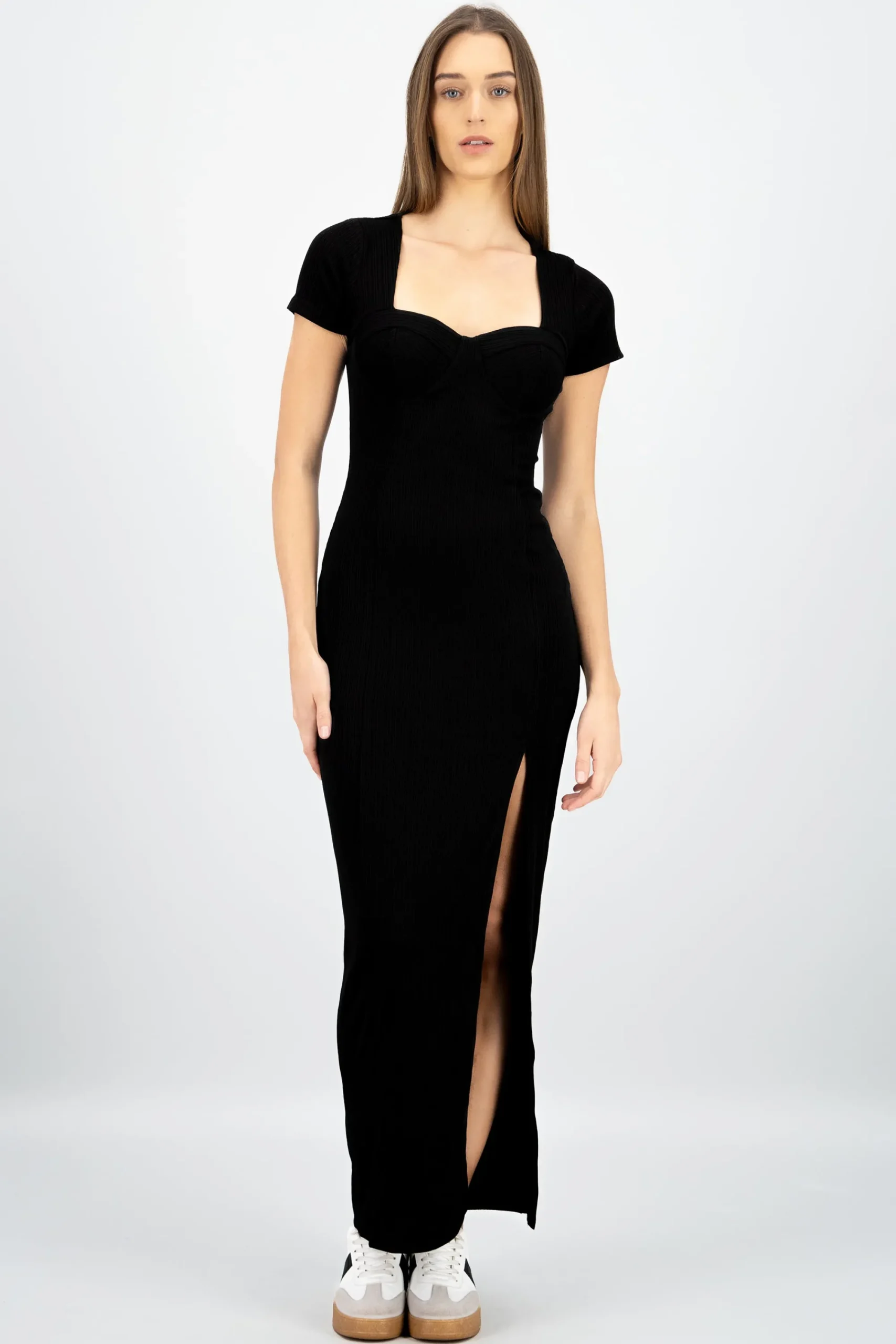 Shasa Ribbed Maxi Dress