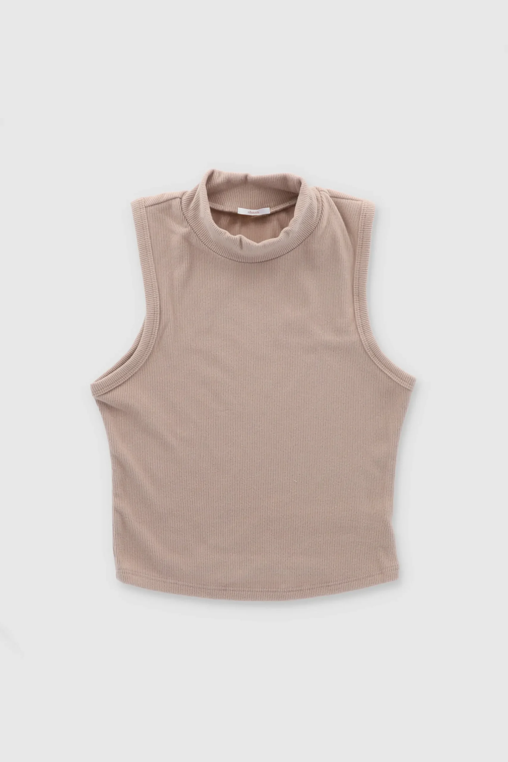 Shasa Ribbed Sleeveless Top