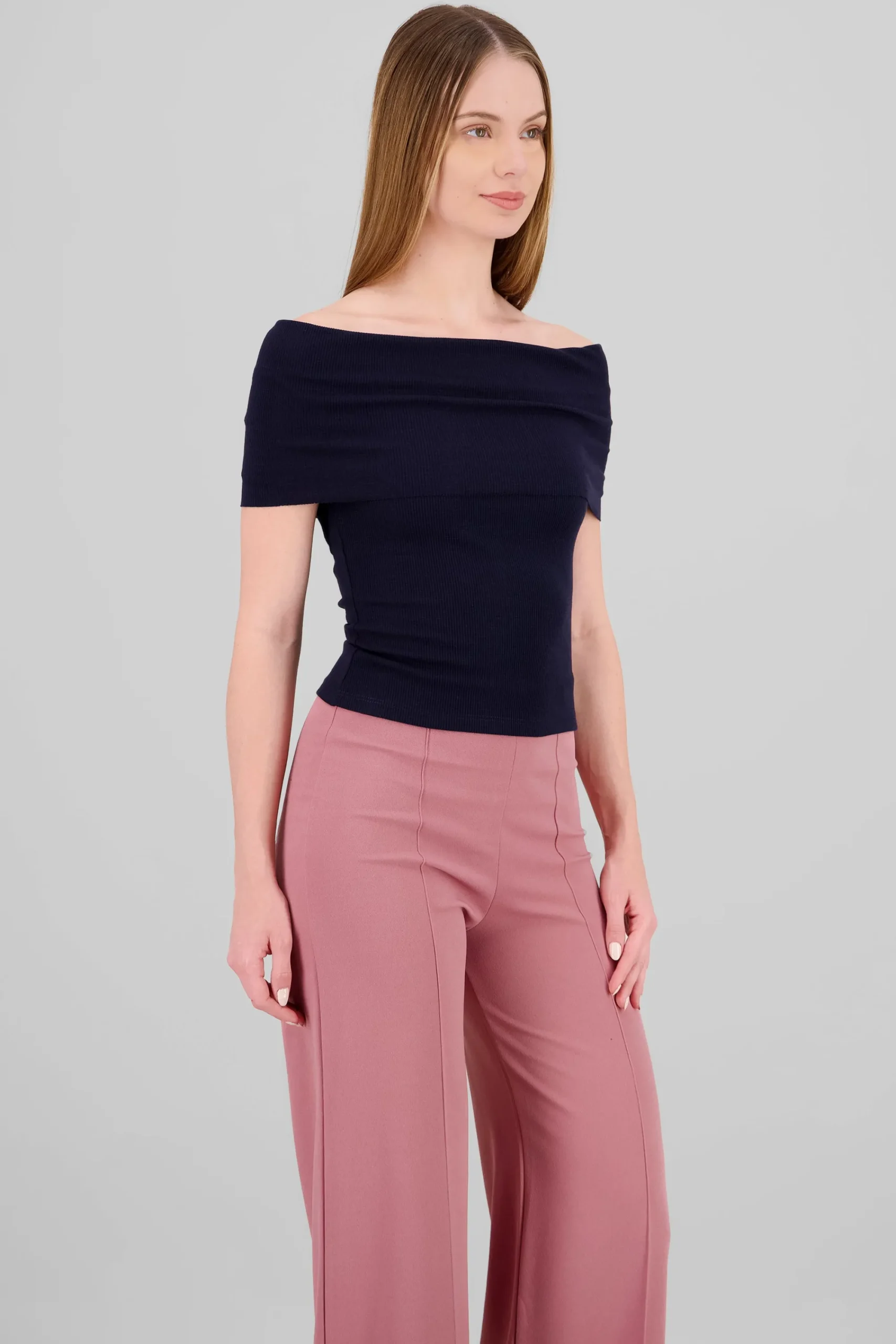 Shasa Ribbed Strapless Top