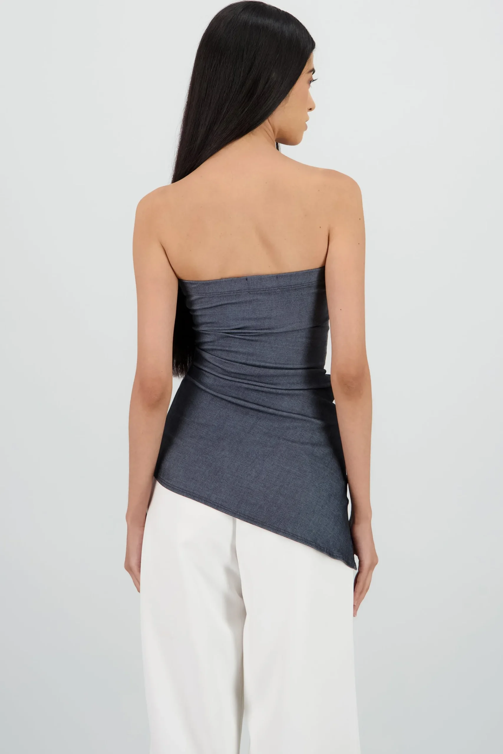 Shasa Ruched Side Tube Top