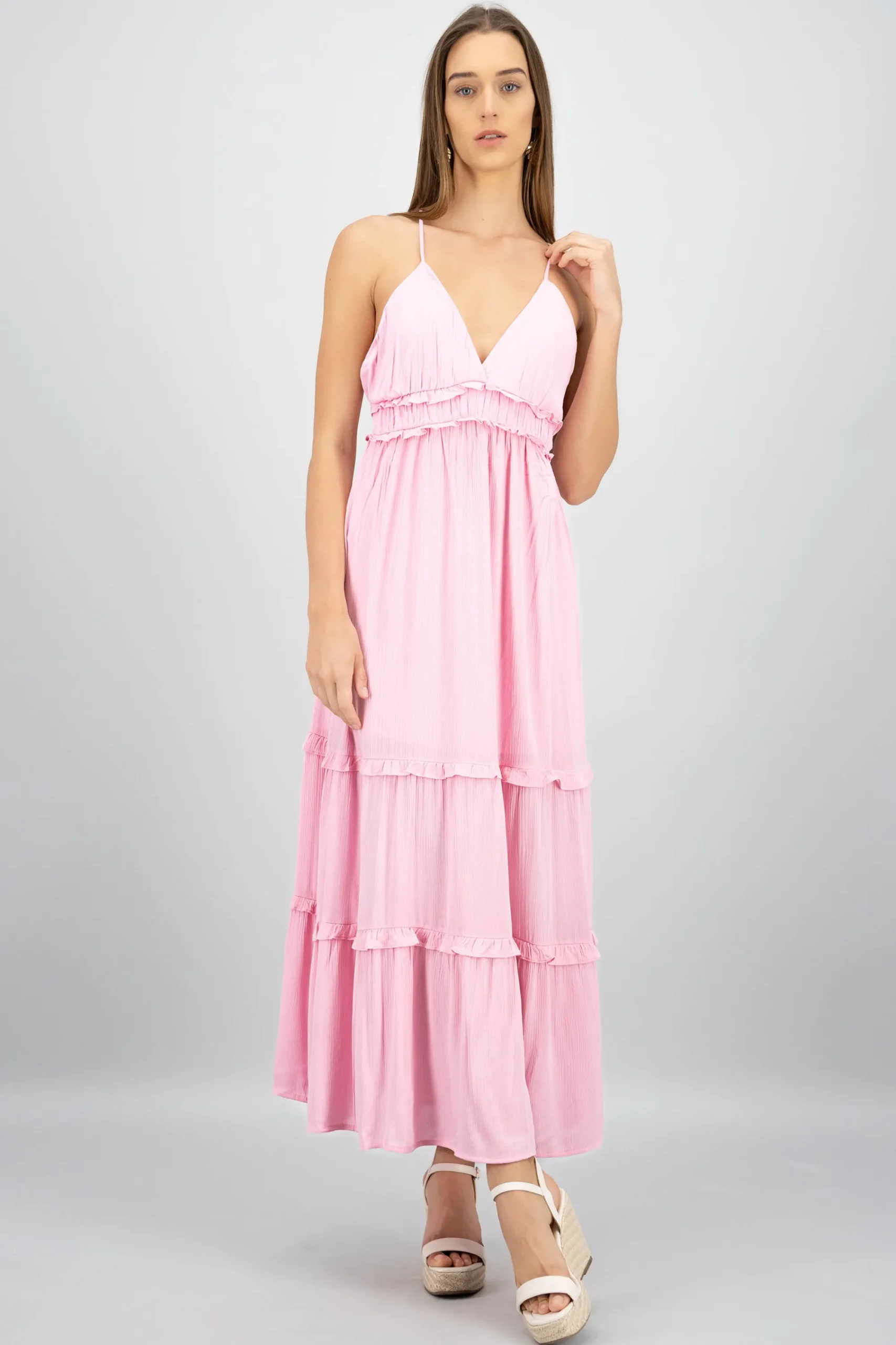 Shasa Ruffled Maxi Dress