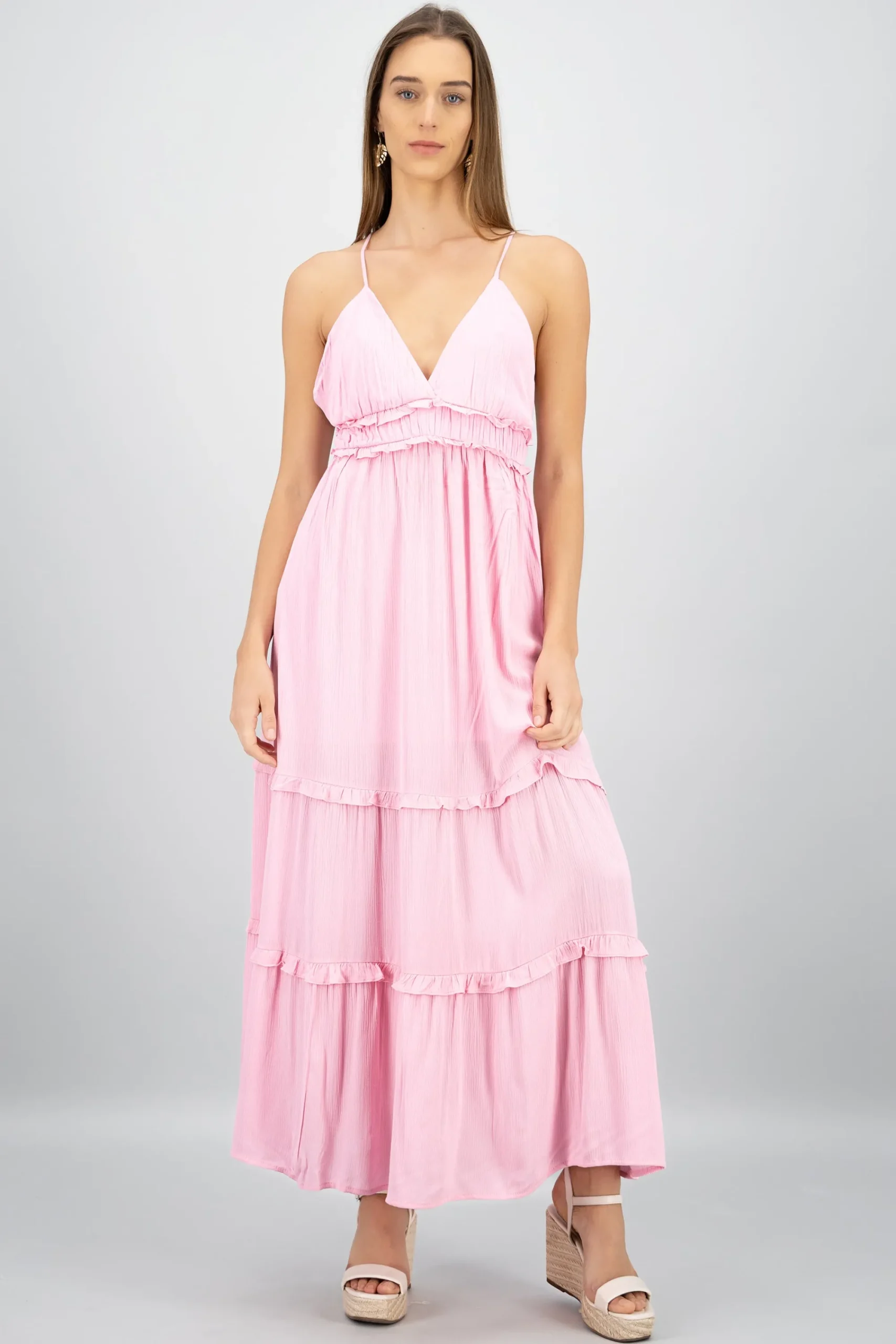 Shasa Ruffled Maxi Dress