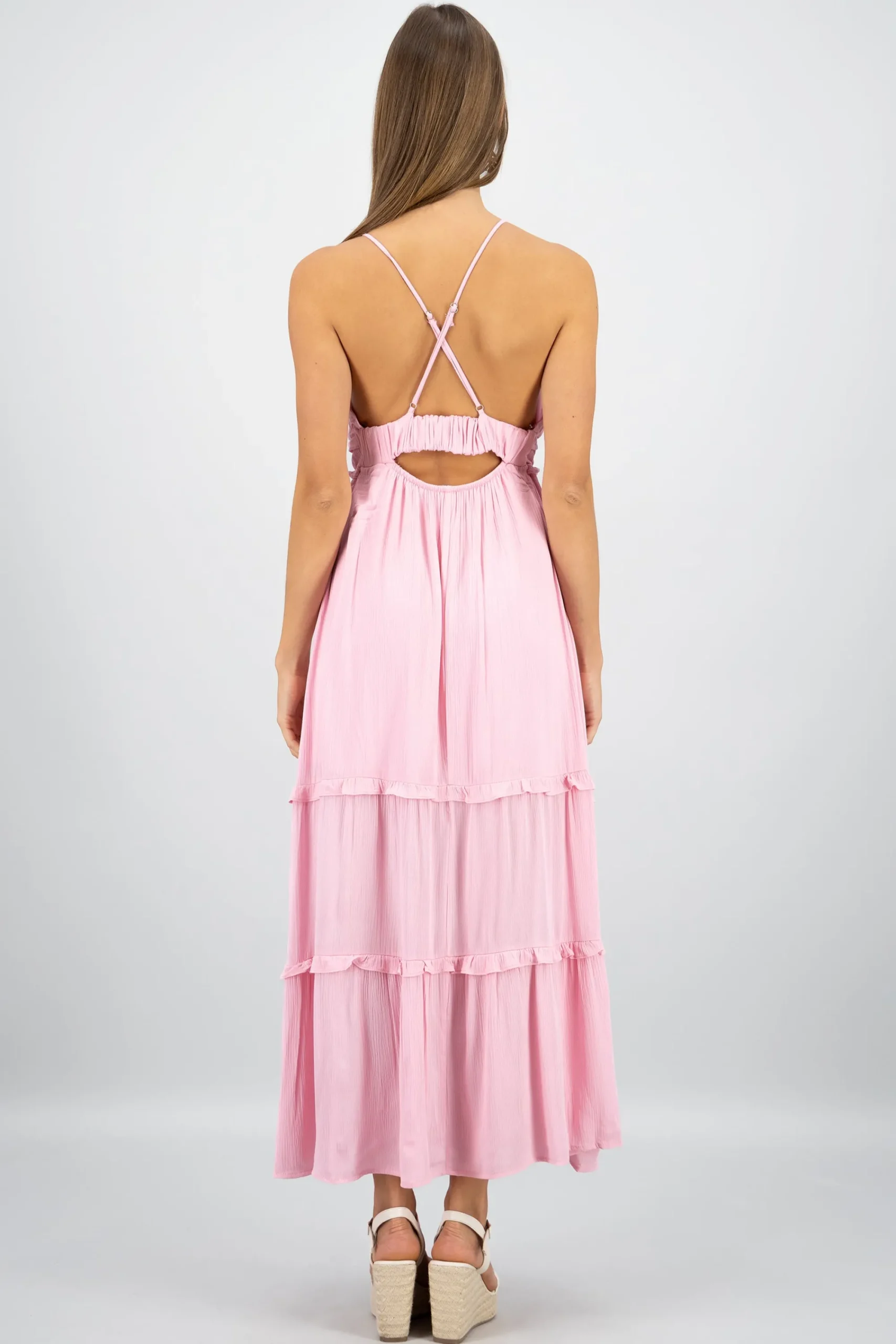 Shasa Ruffled Maxi Dress