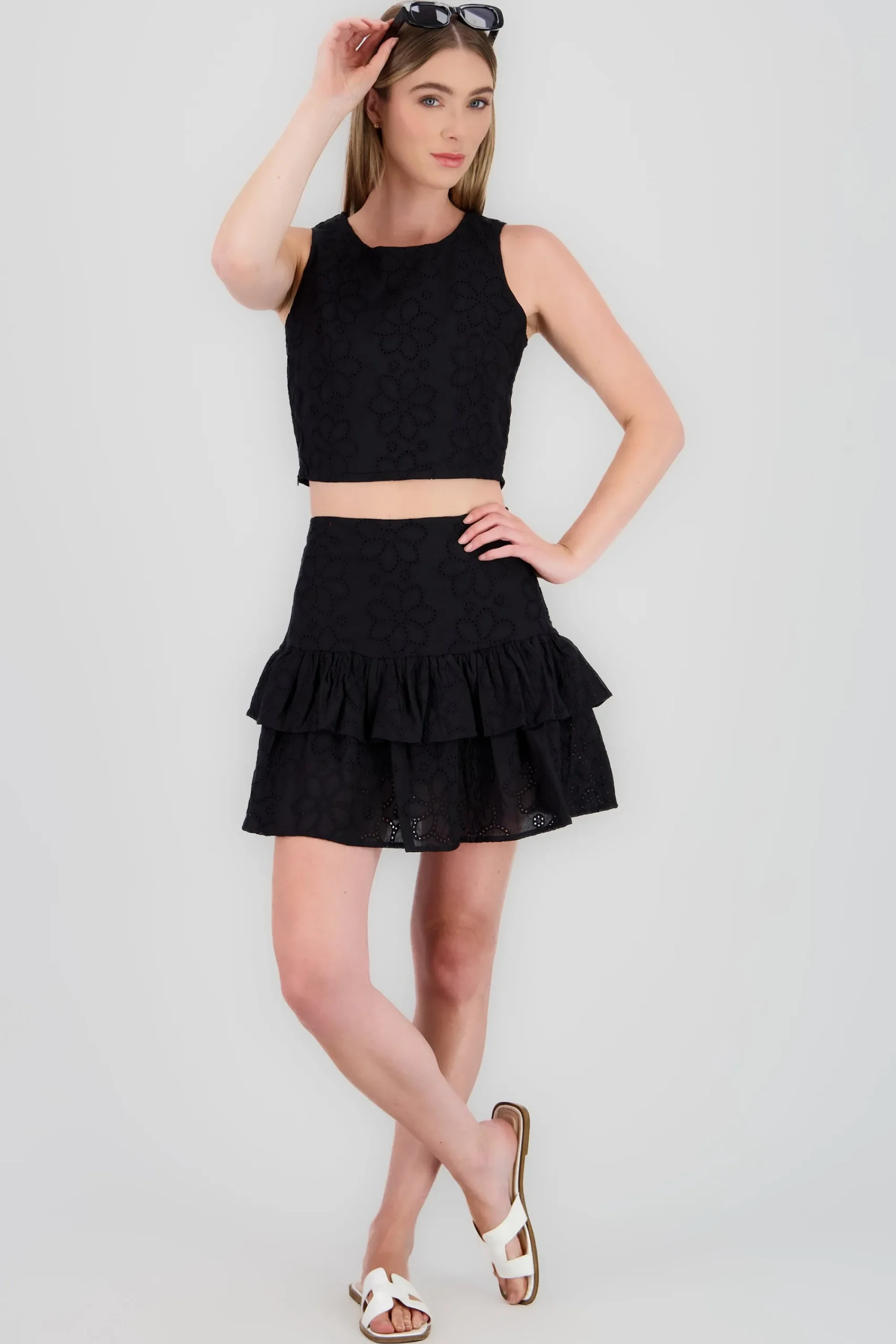 Shasa Ruffled Skort