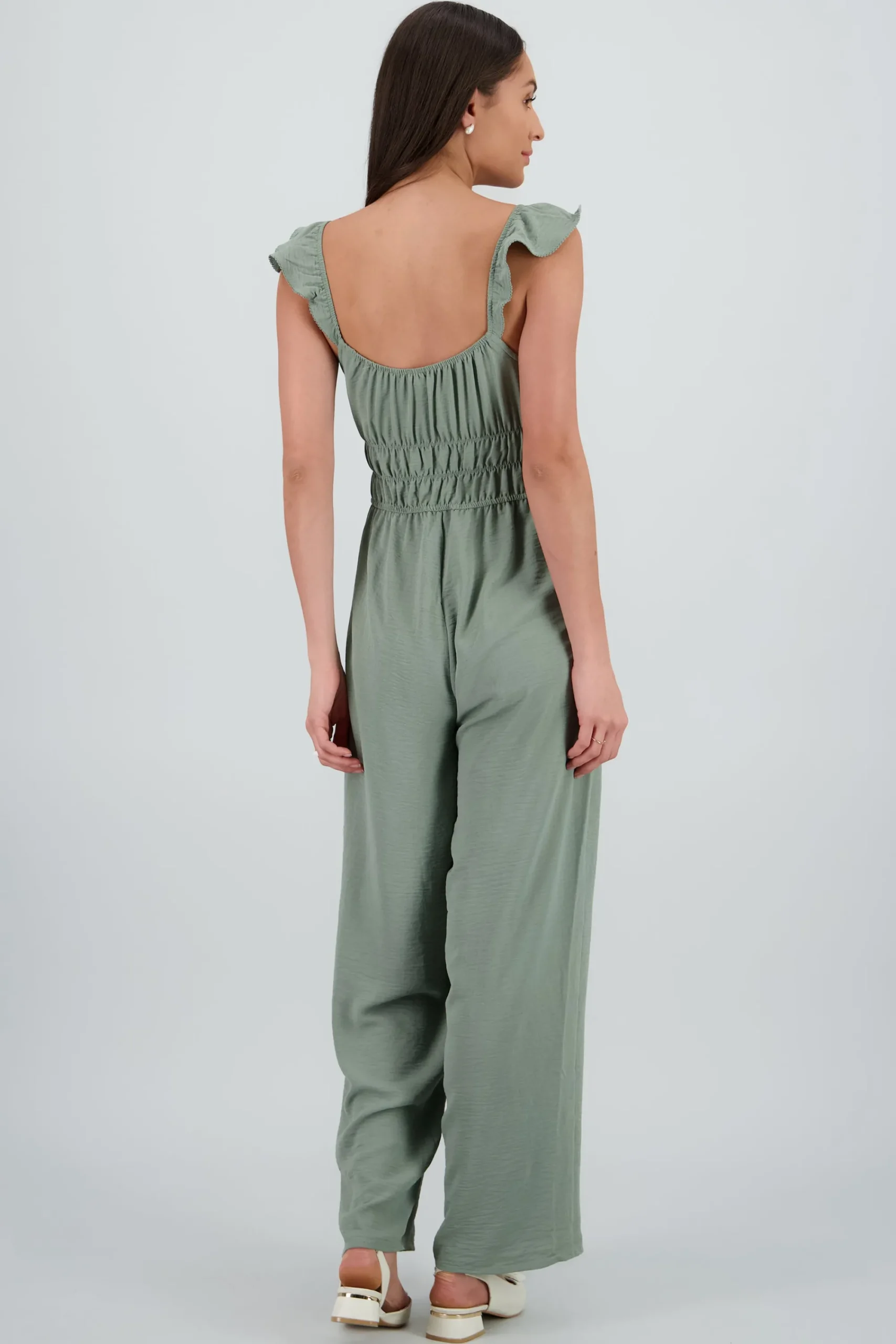 Shasa Ruffled Strap Jumpsuit