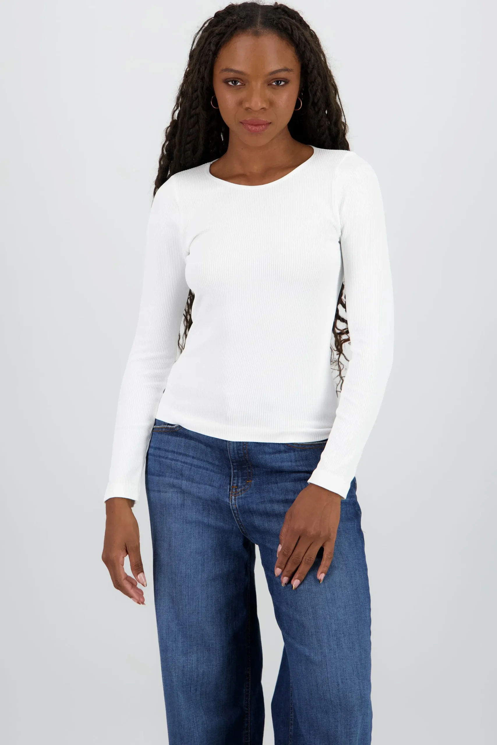 Shasa Seamless Long Sleeve Solid Top