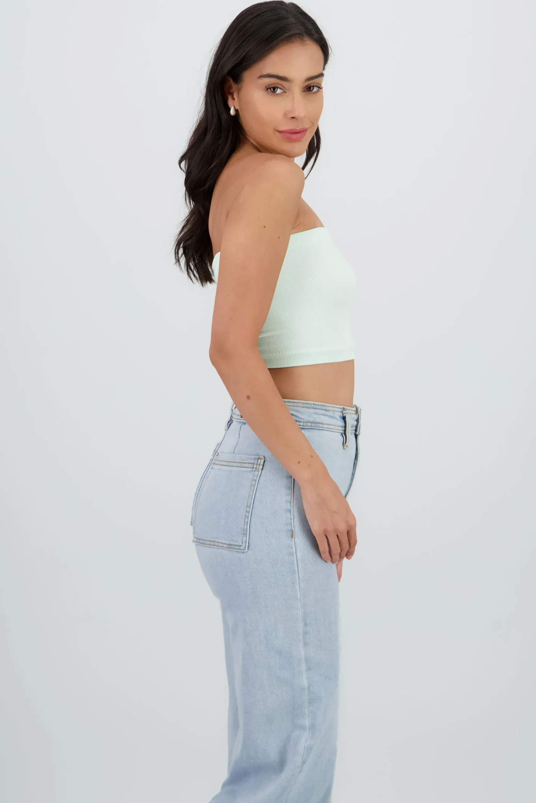 Shasa Seamless rib tube top