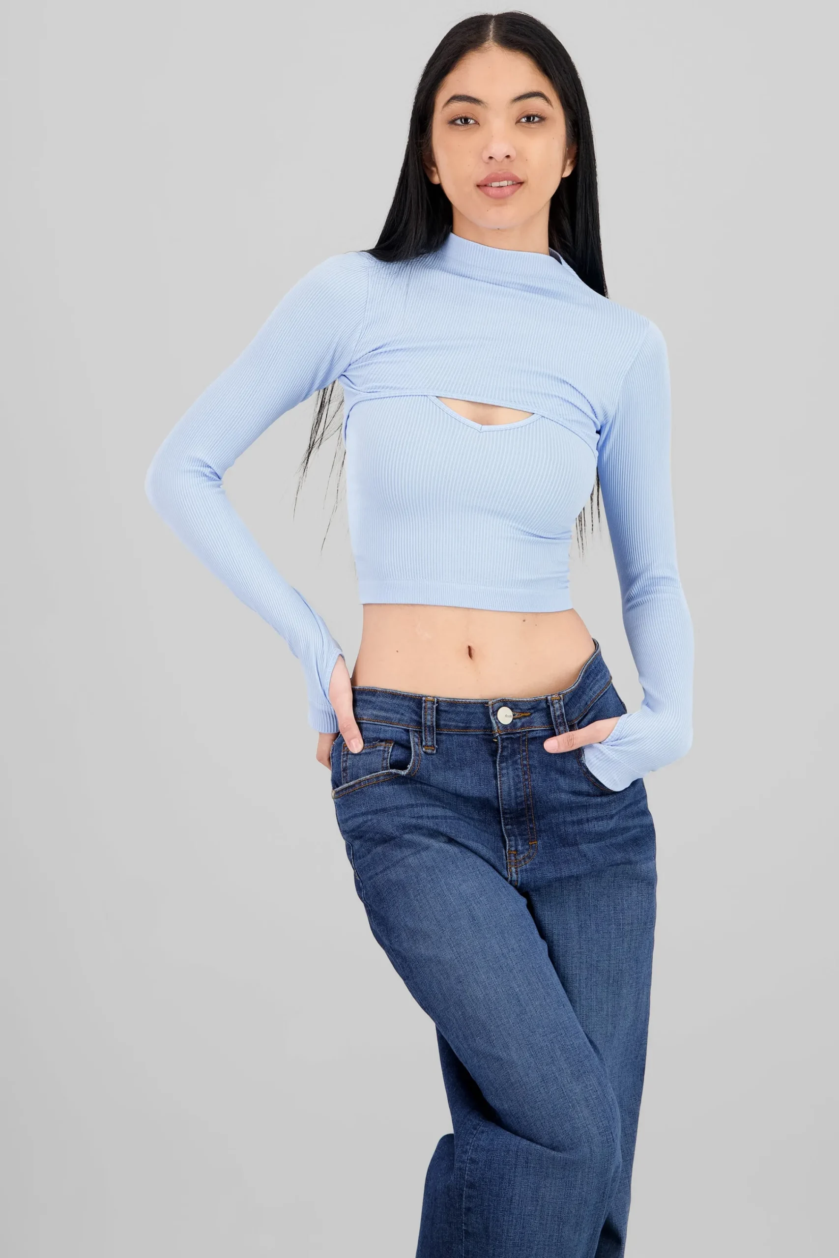 Shasa Seamless Shrug Top Set