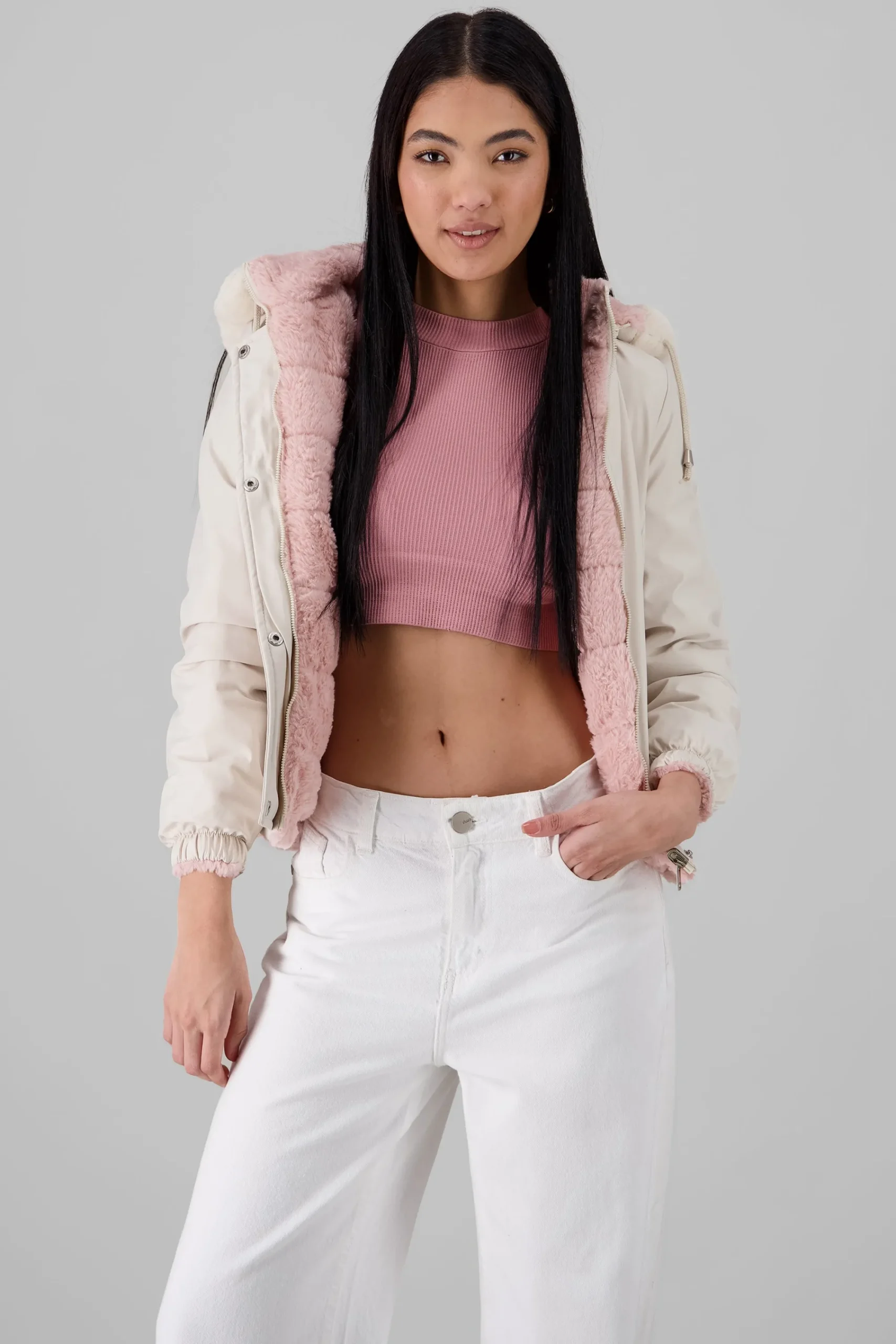 Shasa Short Faux Fur Jacket