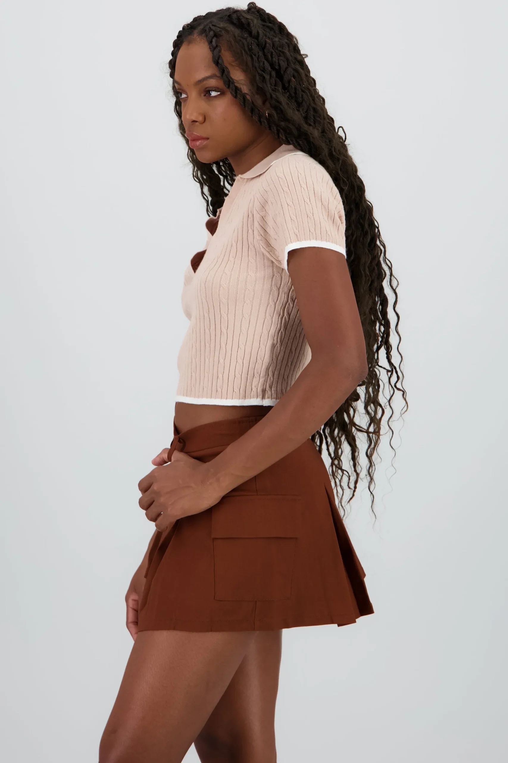 Shasa Short Sleeve Knit Top