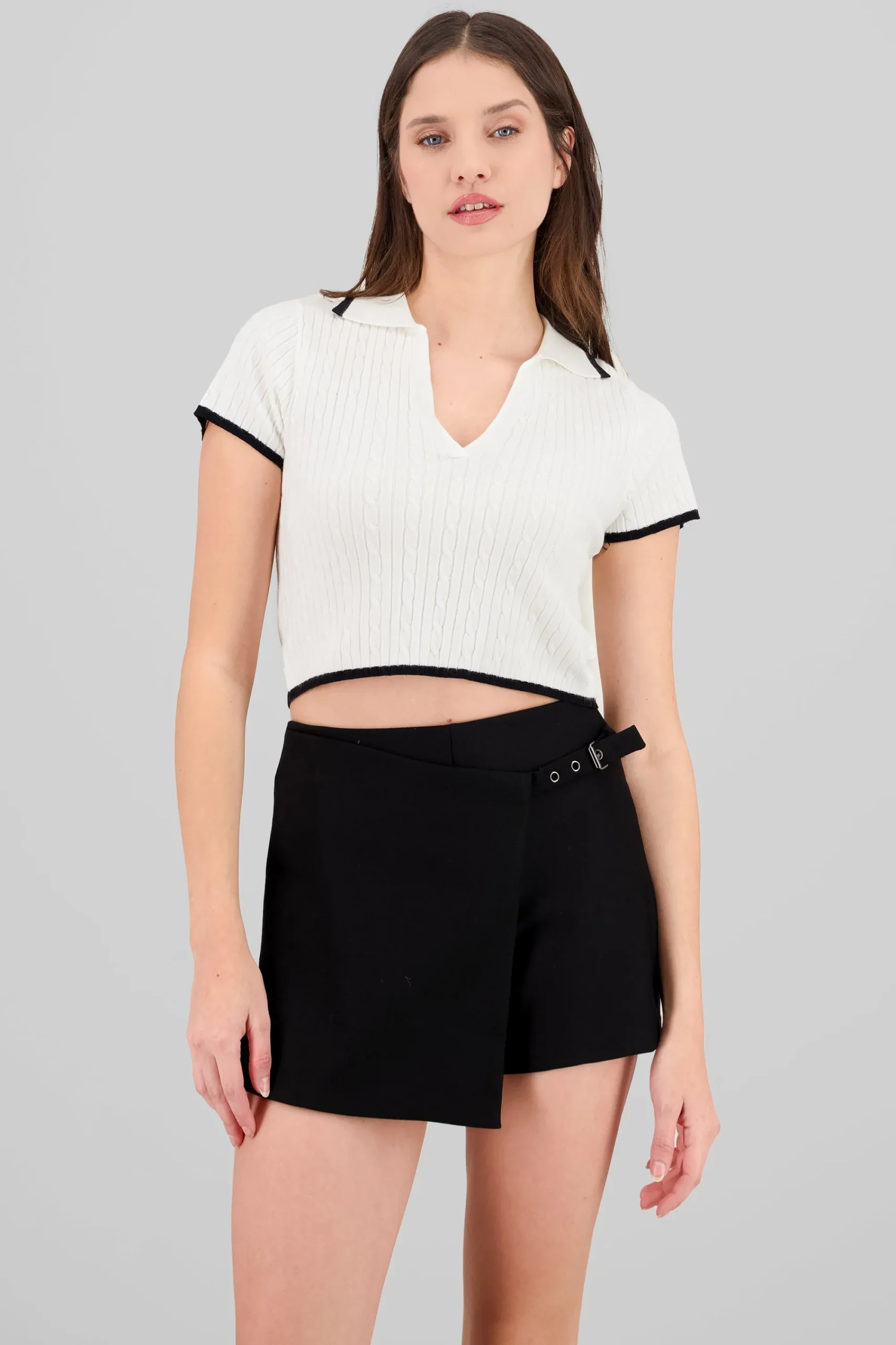 Shasa Short Sleeve Knit Top