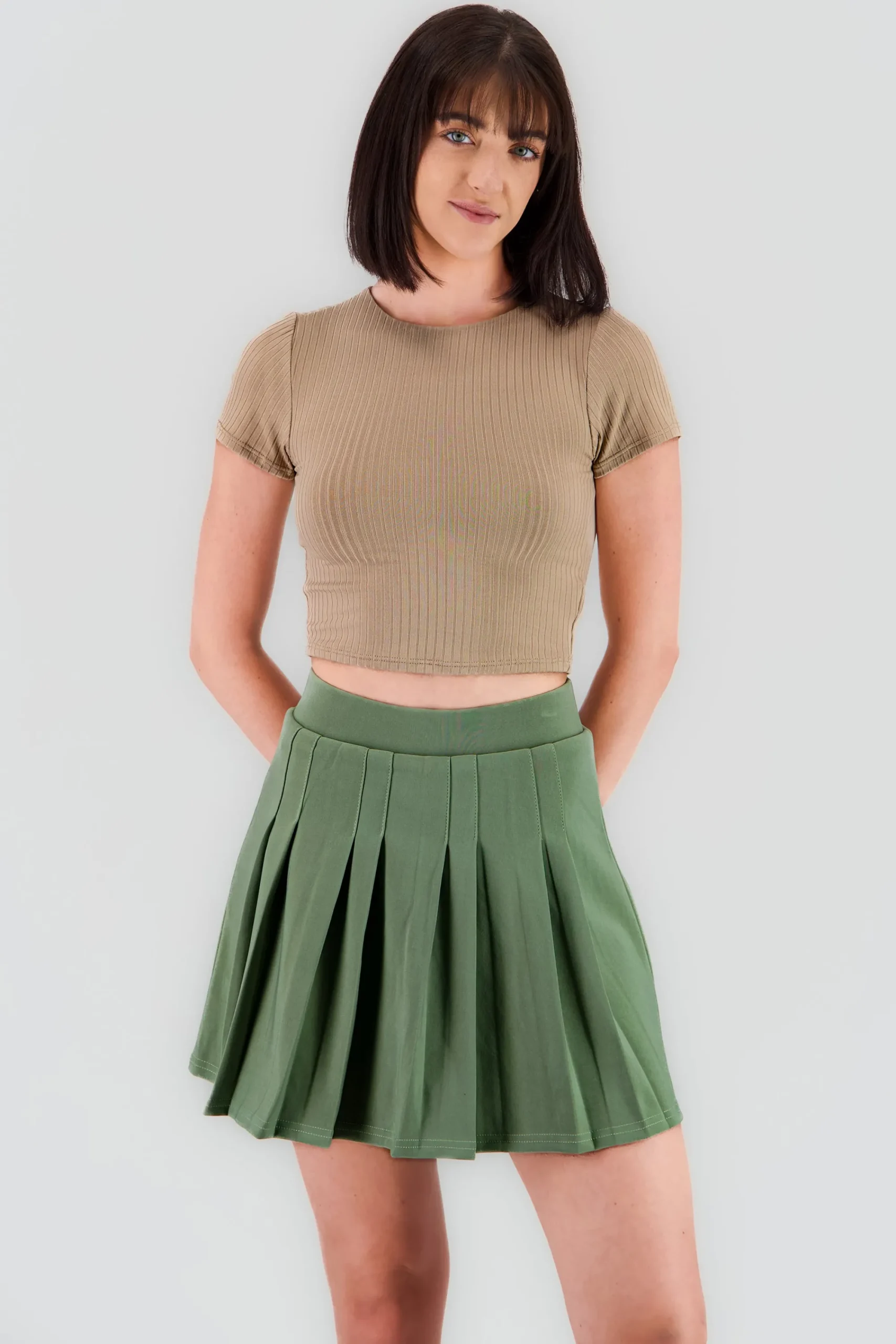 Shasa Short Sleeve Ribbed Top