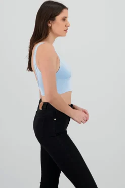 Shasa Short V Neck Top