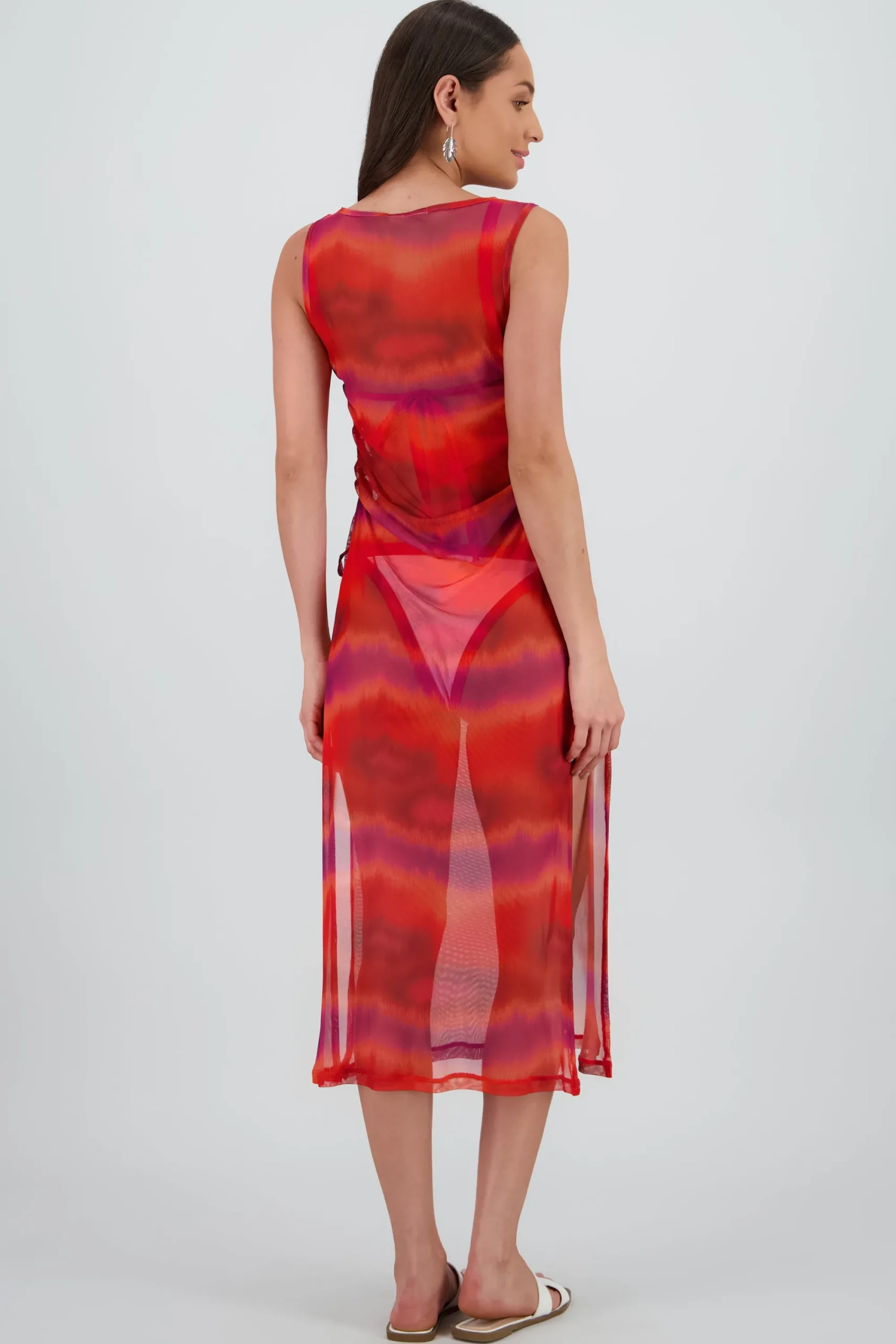 Shasa Side Drawstring Beach Cover Up