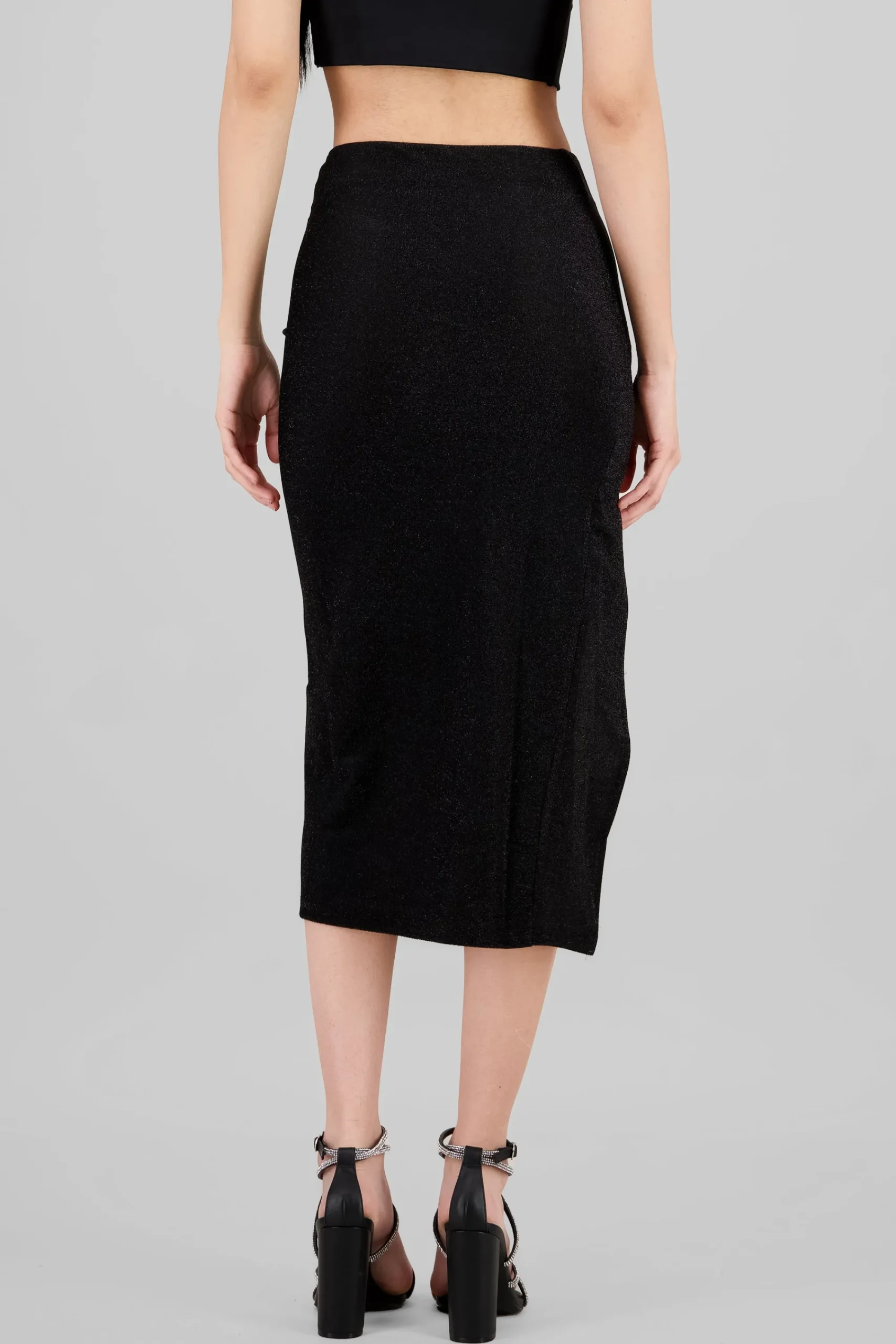 Shasa Side Slit Midi Skirt